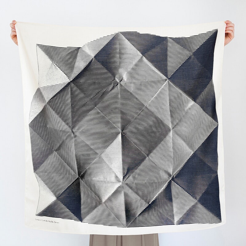 Furoshiki Folded Paper Black