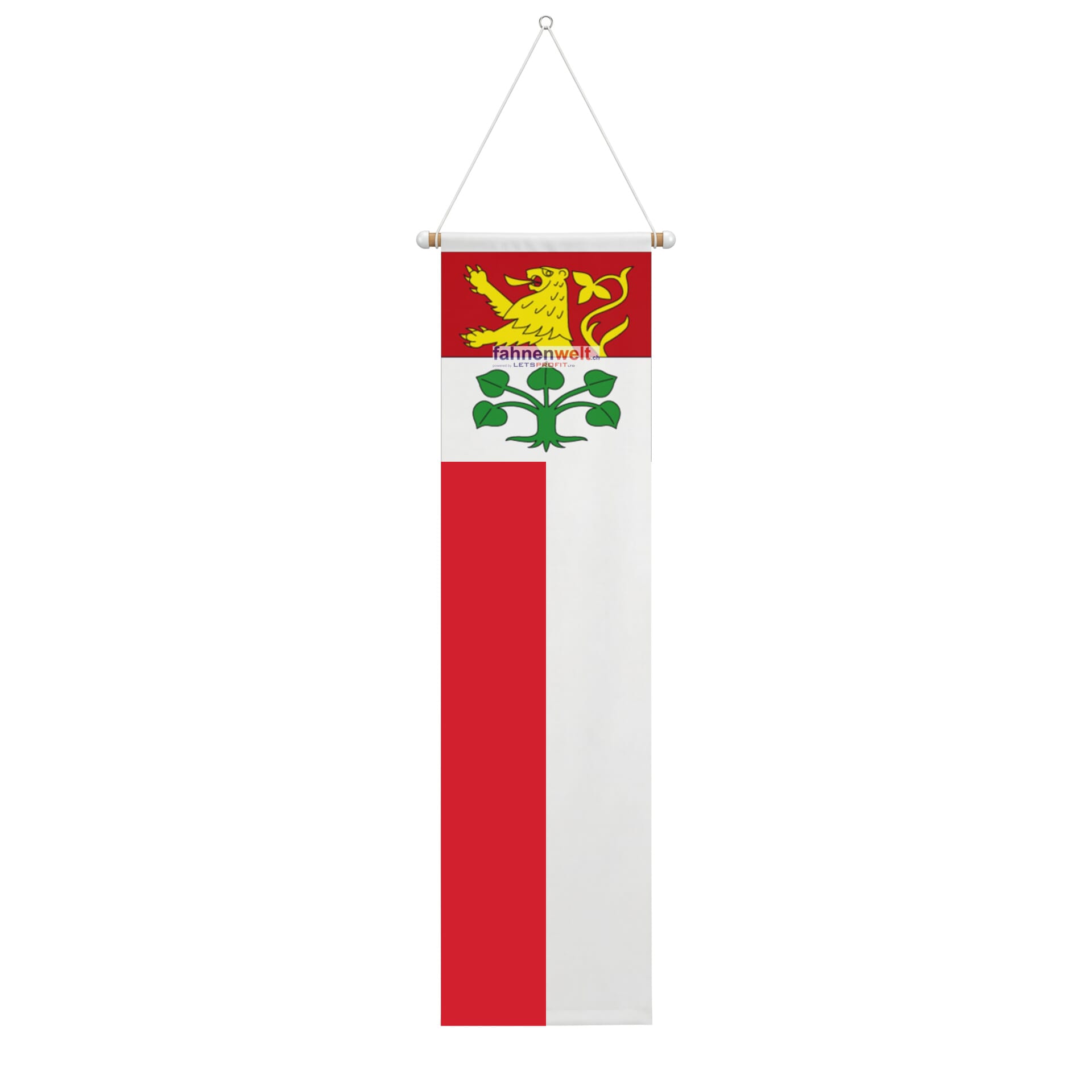 Fahne Gemeinde 5274 Mettau Ehemalige Gemeinde (AG) | 30 x 30 cm und Gr&ouml;sser - Bild 2