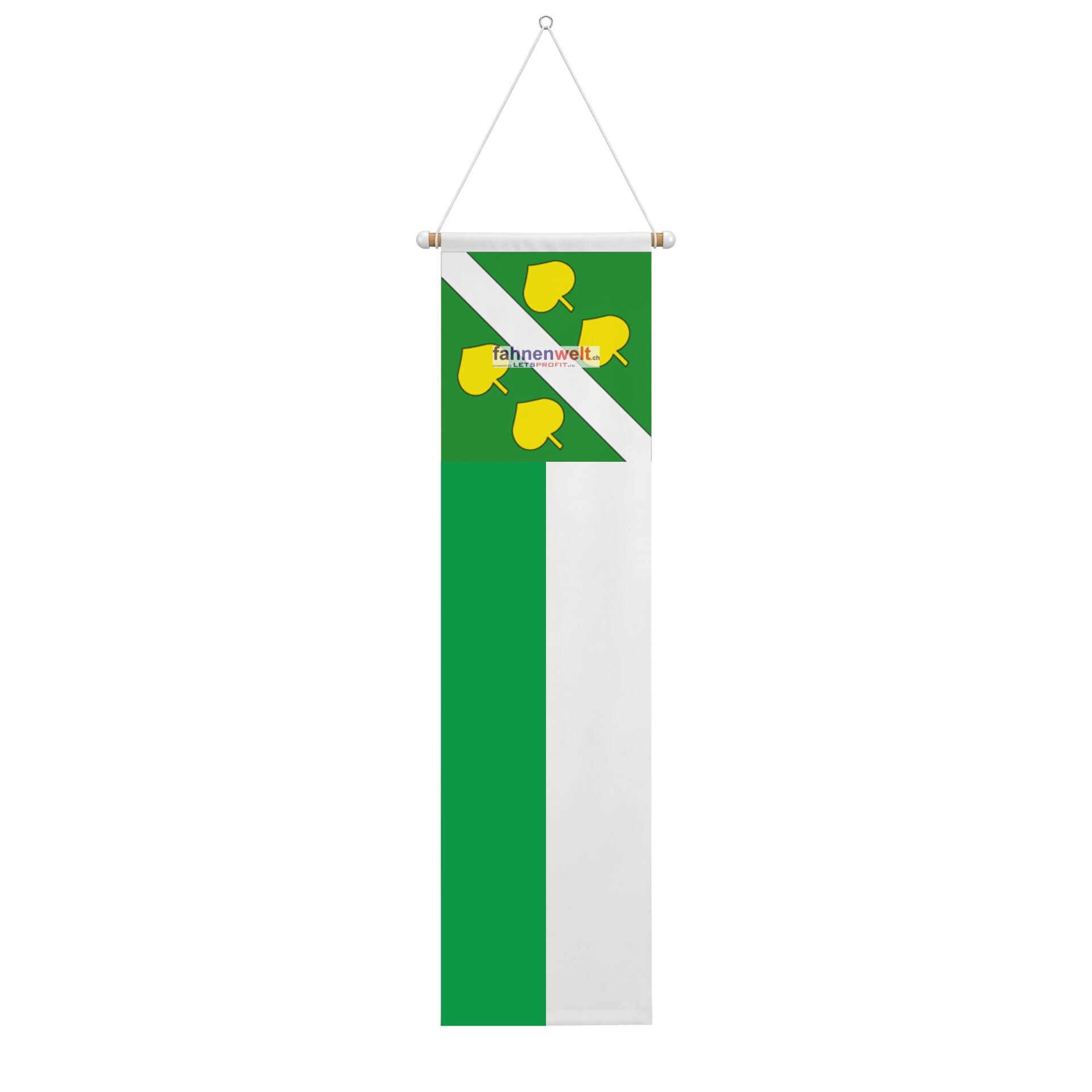 Fahne Gemeinde 5224 Unterb&ouml;zberg Ehemalige Gemeinde (AG) | 30 x 30 cm und Gr&ouml;sser - Bild 2