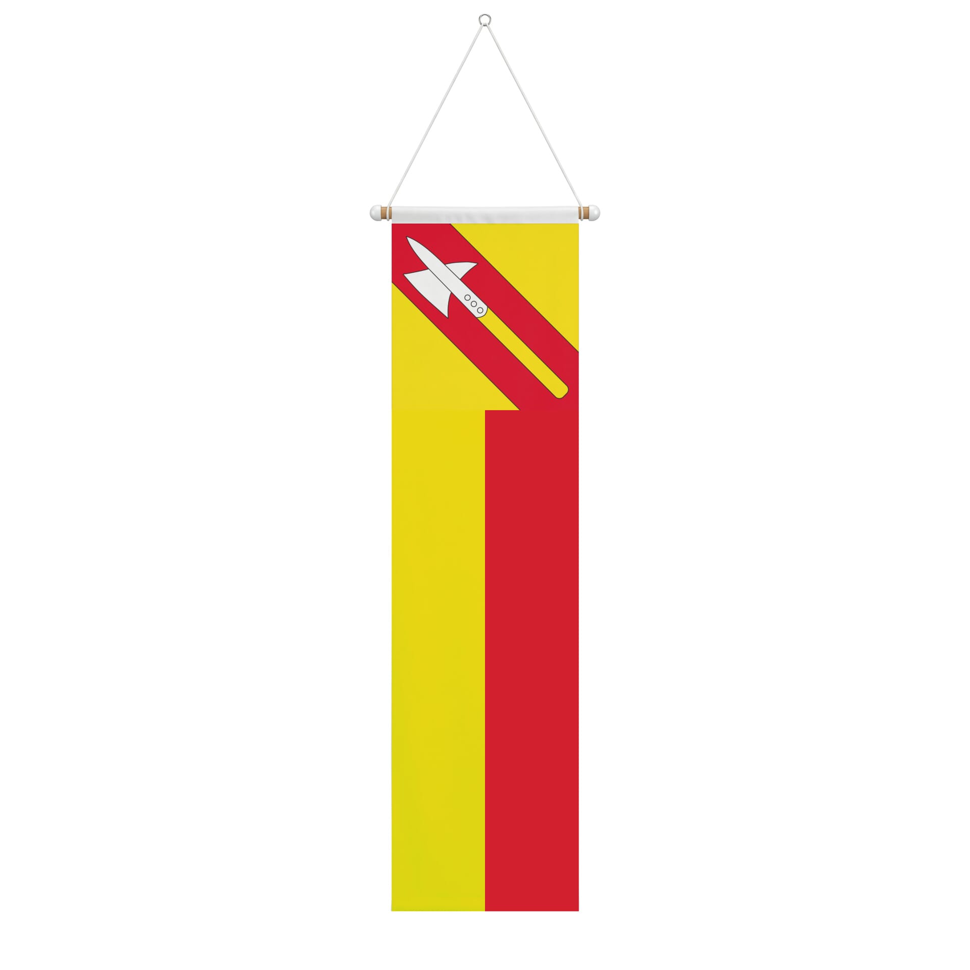 Fahne Gemeinde / Bezirk 9054 Schlatt-Haslen (AI) | 30 x 30 cm und Gr&ouml;sser - Bild 2