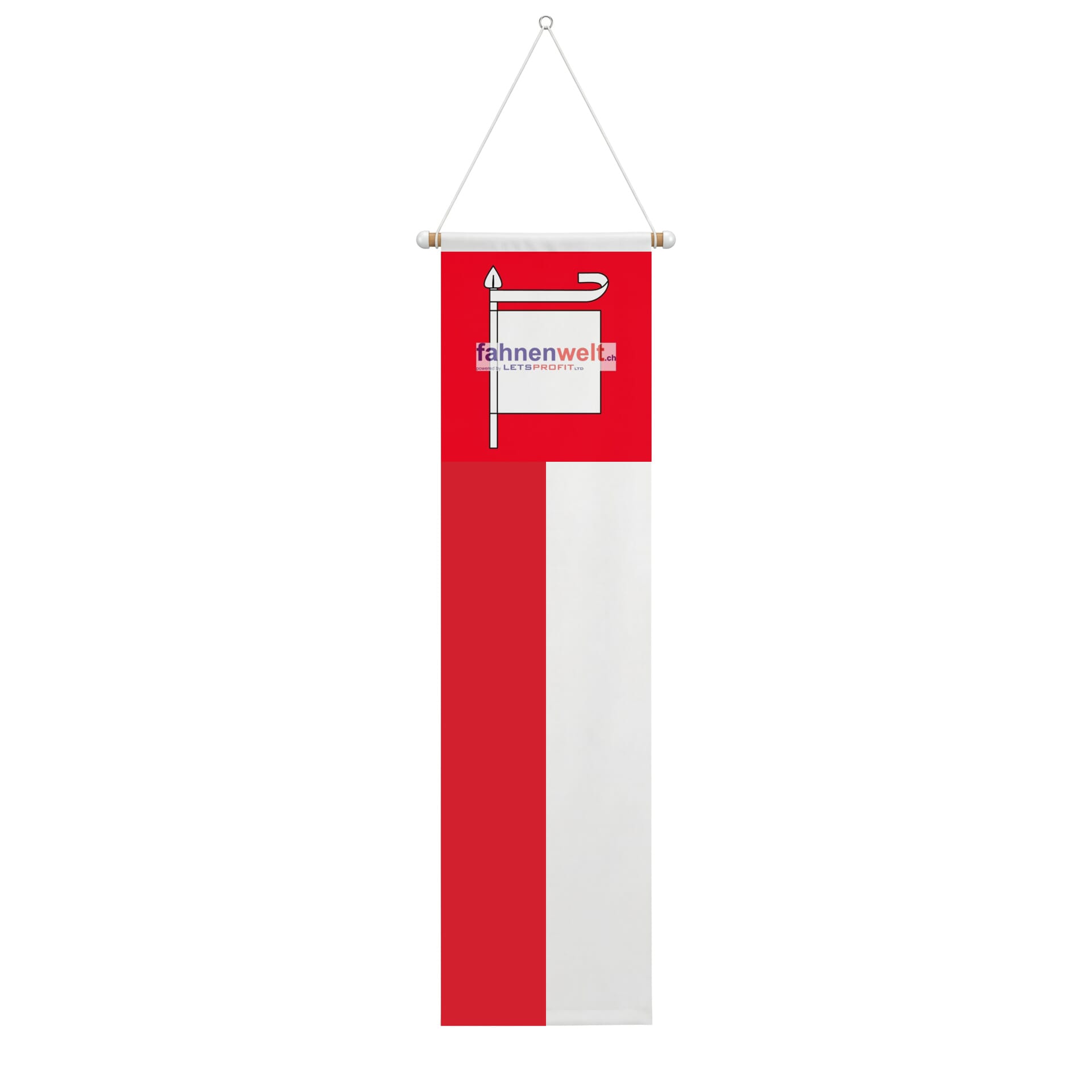 Fahne Gemeinde 2606 Corg&eacute;mont (BE) | 30 x 30 cm und Gr&ouml;sser - Bild 2