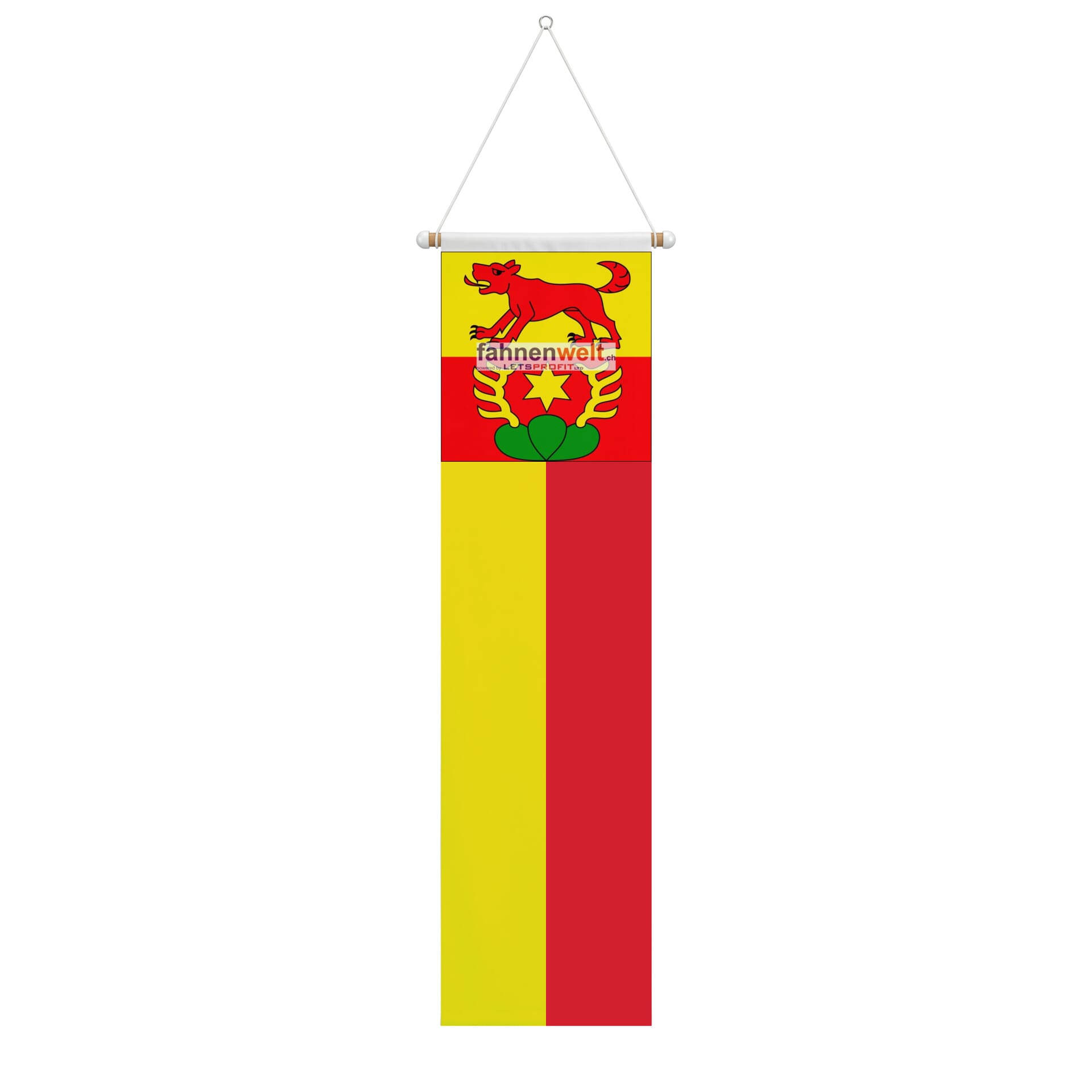 Fahne Gemeinde 3422 R&uuml;dtligen-Alchenfl&uuml;h (BE) | 30 x 30 cm und Gr&ouml;sser - Bild 3