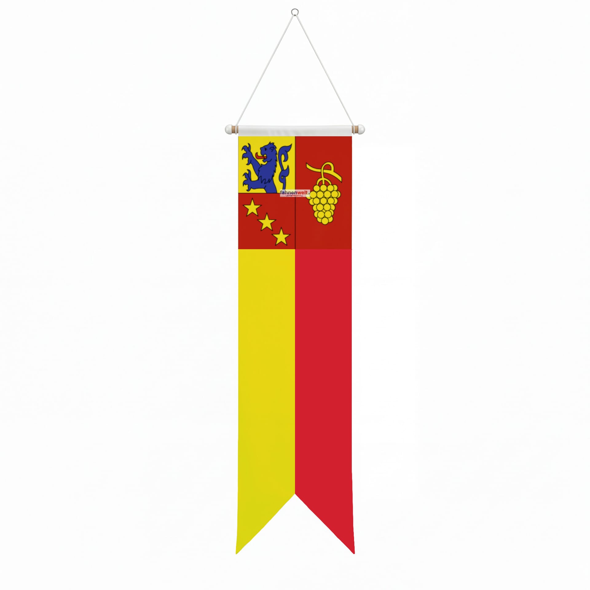 Fahne Gemeinde 1684 M&eacute;zi&egrave;res (FR) | 30 x 30 cm und Gr&ouml;sser - Bild 3