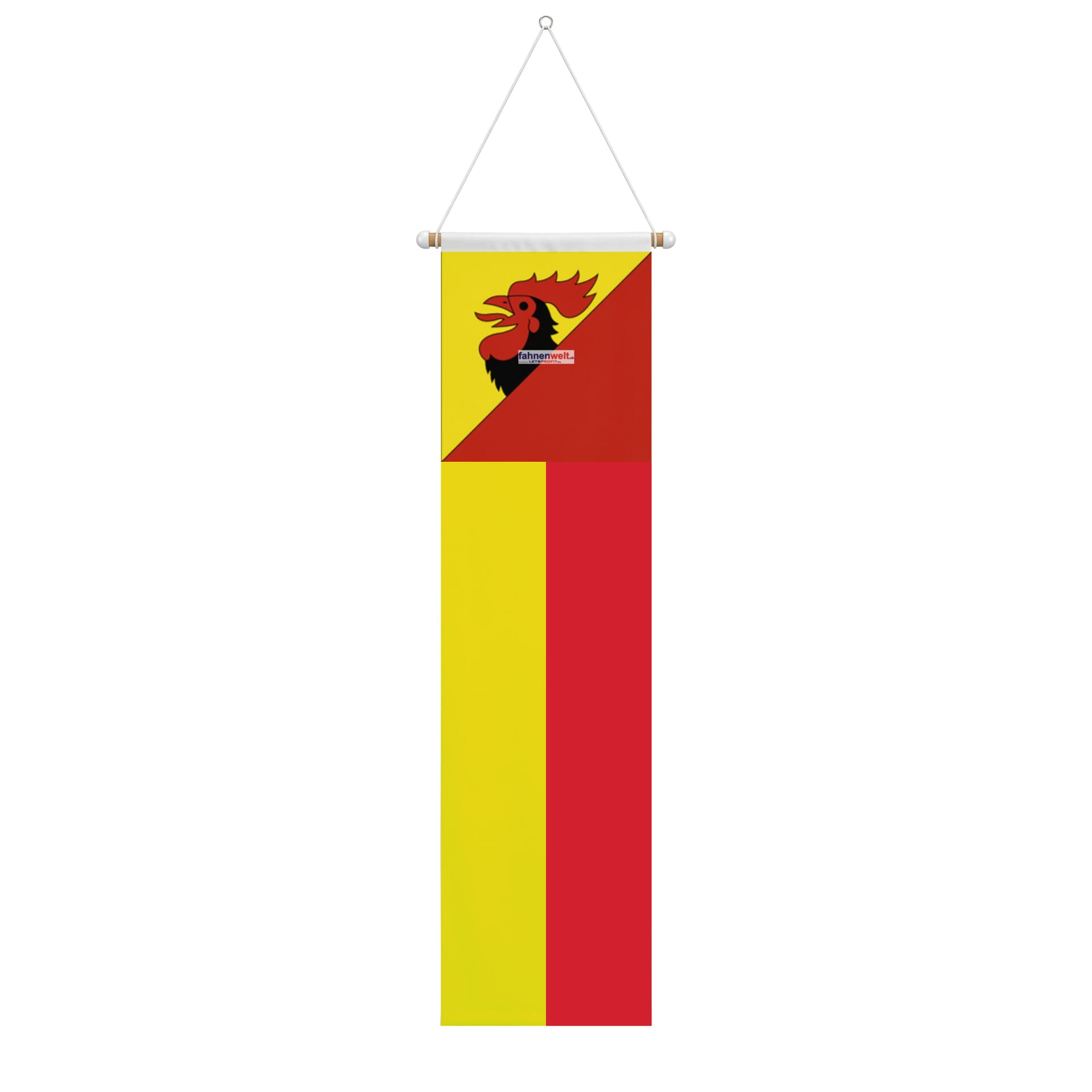 Fahne Gemeinde 1733 Treyvaux (FR) | 30 x 30 cm und Gr&ouml;sser - Bild 2