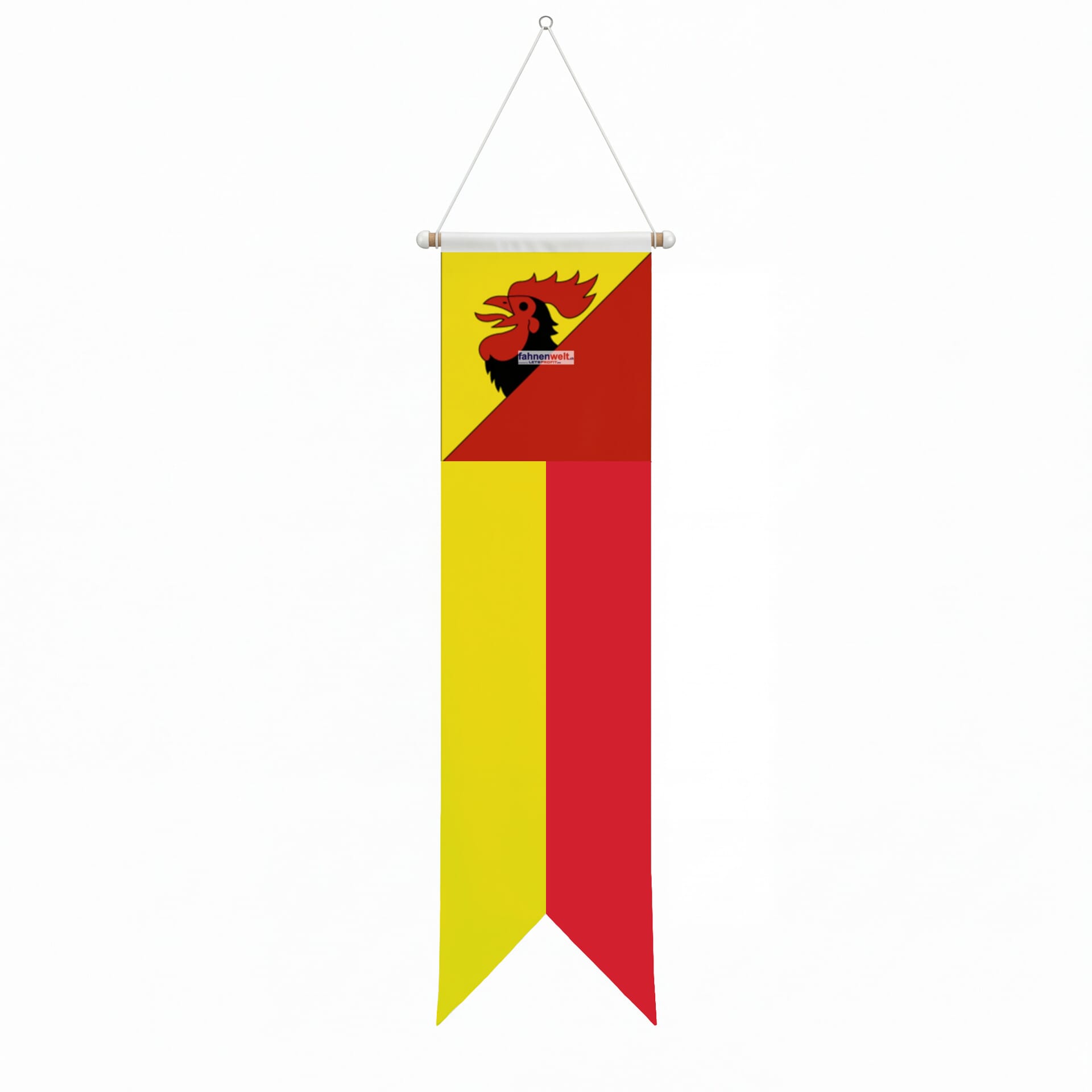 Fahne Gemeinde 1733 Treyvaux (FR) | 30 x 30 cm und Gr&ouml;sser - Bild 3