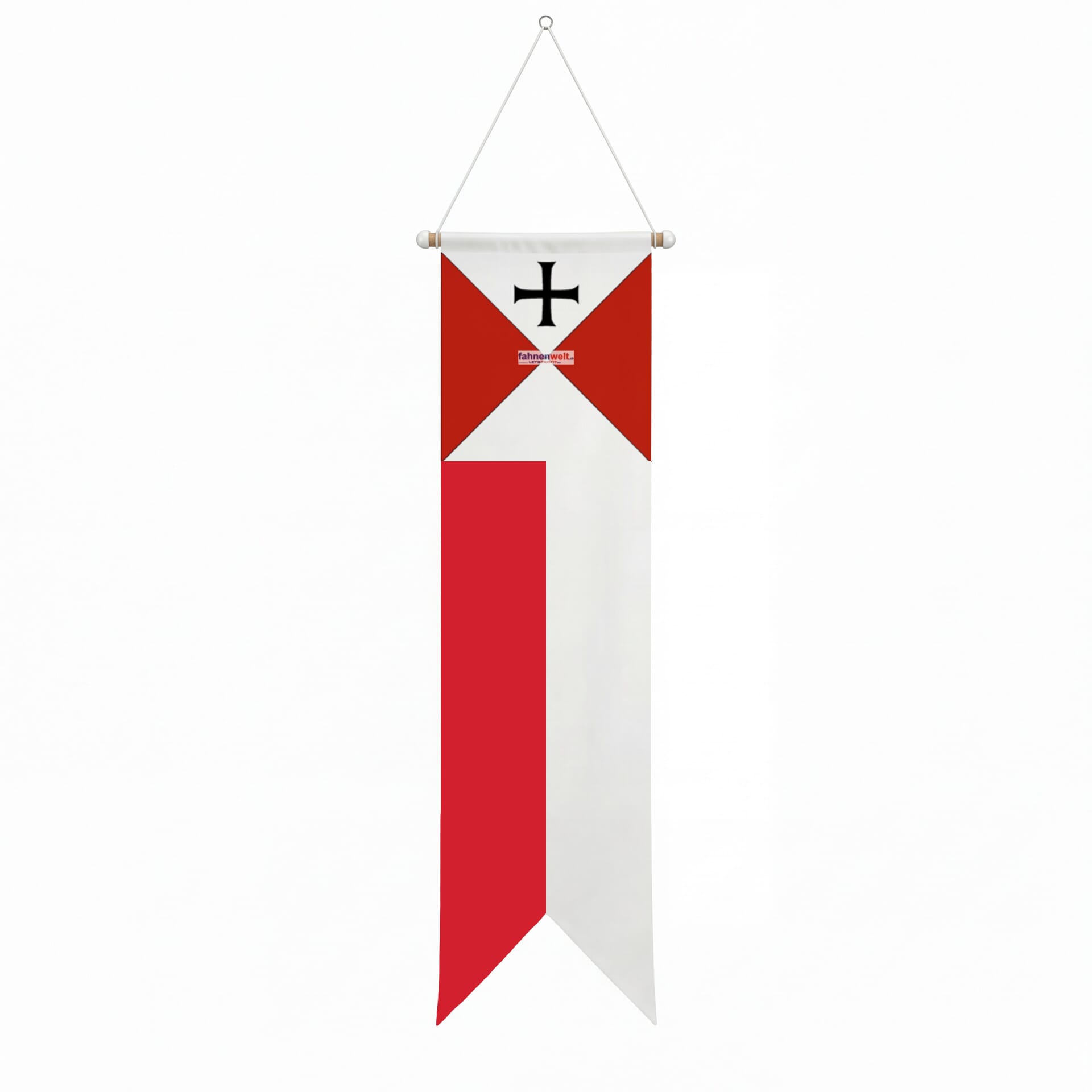 Fahne Gemeinde 1724 Sen&egrave;des (FR) | 30 x 30 cm und Gr&ouml;sser - Bild 3