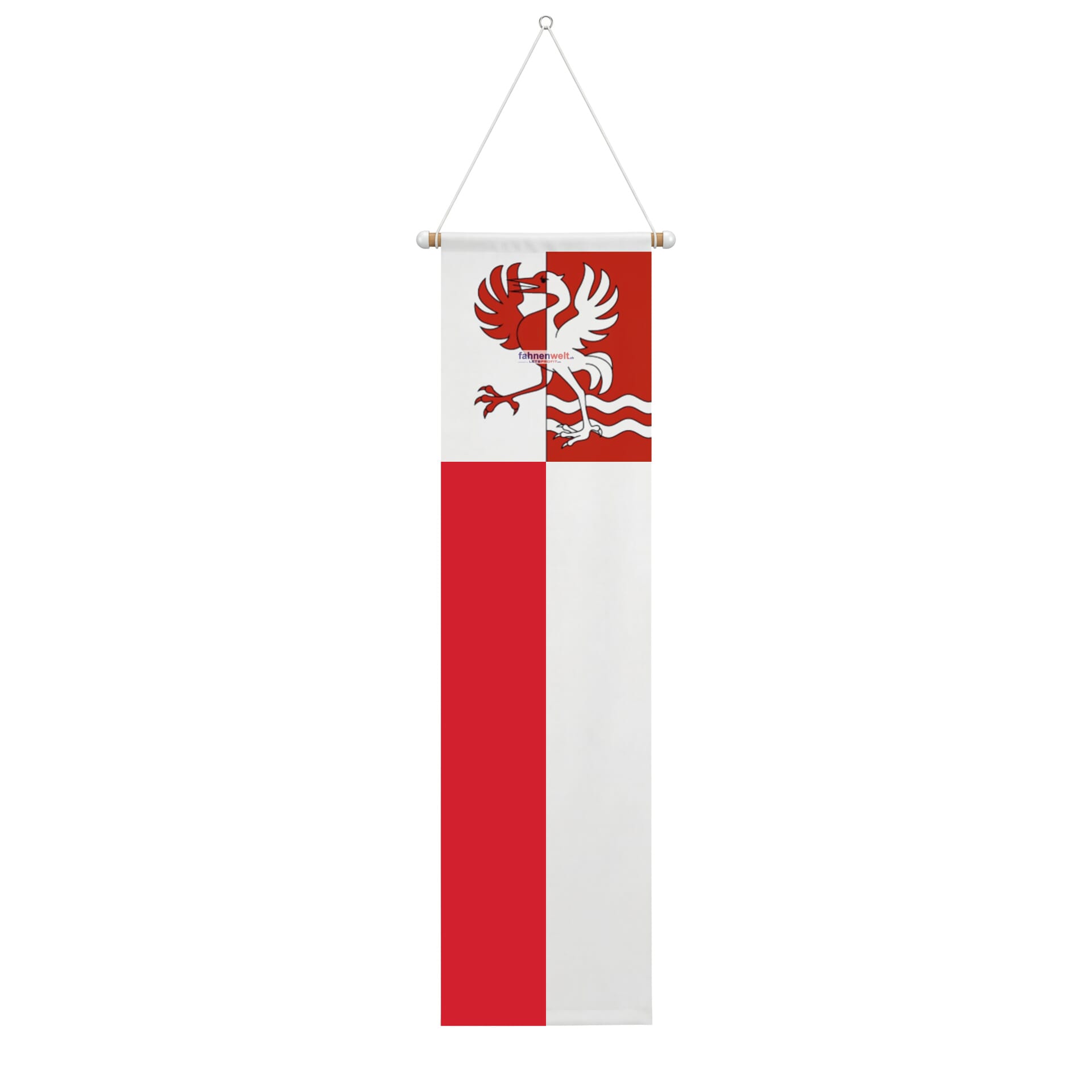 Fahne Gemeinde 1669 Albeuve Ehemalige Gemeinde (FR) | 30 x 30 cm und Gr&ouml;sser - Bild 2