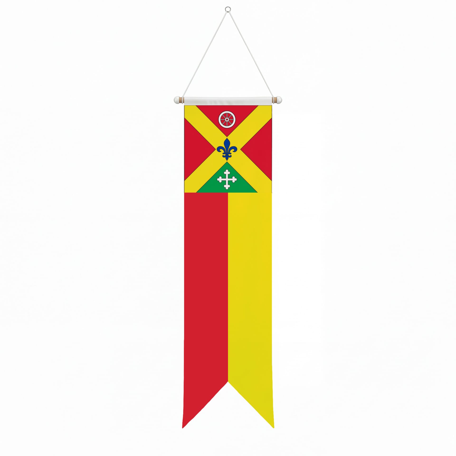 Fahne Gemeinde 1690 La Folliaz Ehemalige Gemeinde (FR) | 30 x 30 cm und Gr&ouml;sser - Bild 3