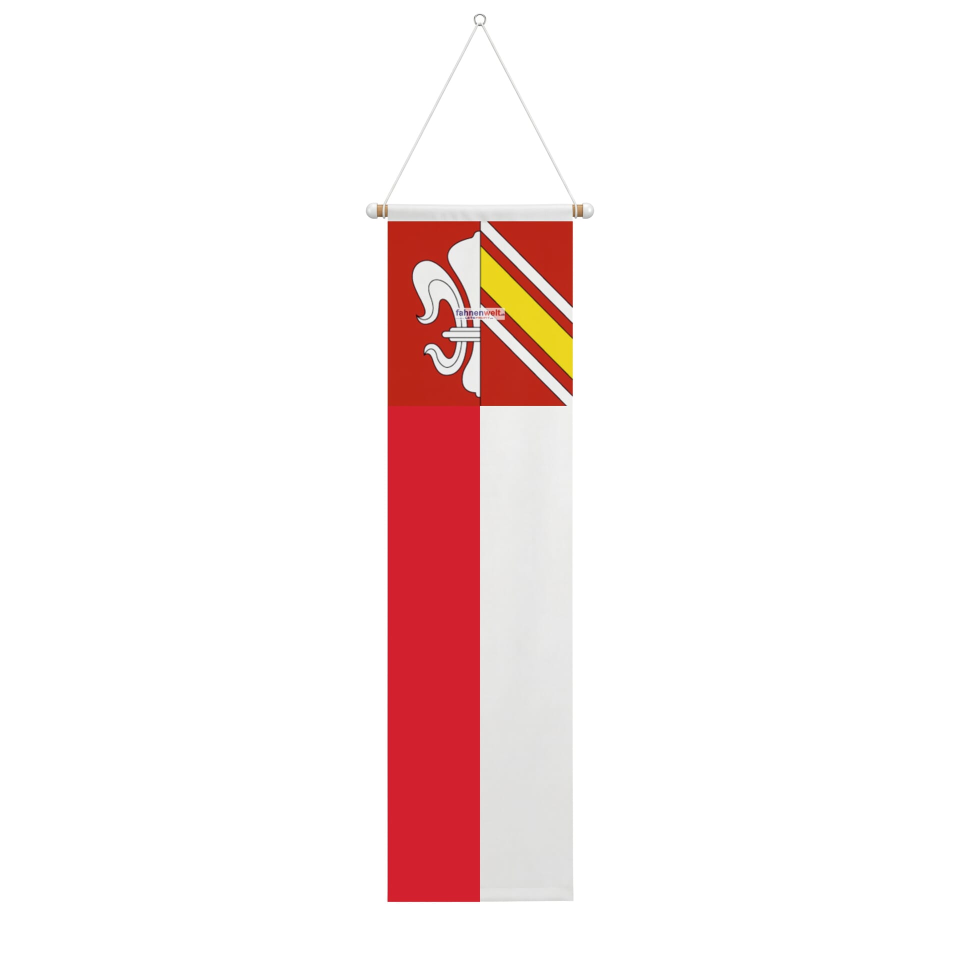 Fahne Gemeinde 1694 Villarsiviriaux Ehemalige Gemeinde (FR) | 30 x 30 cm und Gr&ouml;sser - Bild 2