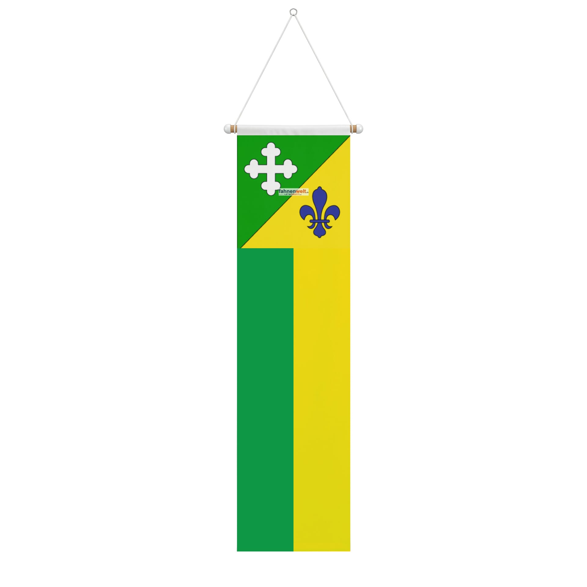 Fahne Gemeinde 1691 Villarimboud Ehemalige Gemeinde (FR) | 30 x 30 cm und Gr&ouml;sser - Bild 2