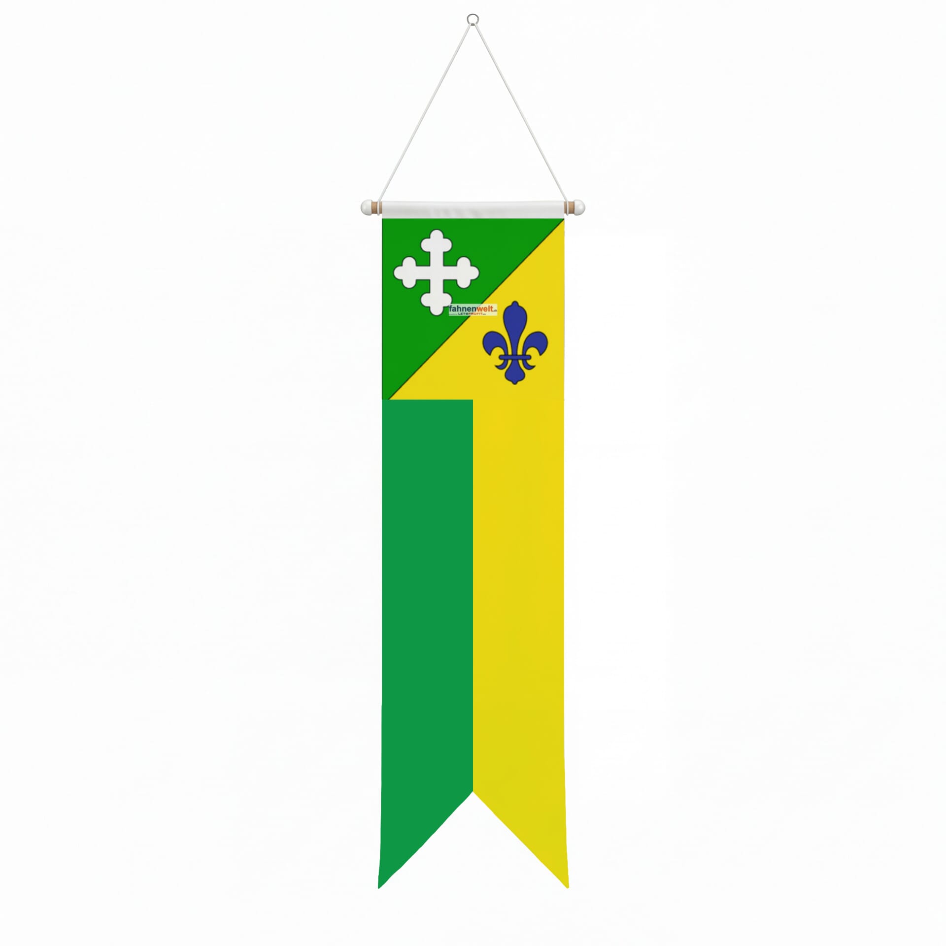 Fahne Gemeinde 1691 Villarimboud Ehemalige Gemeinde (FR) | 30 x 30 cm und Gr&ouml;sser - Bild 3