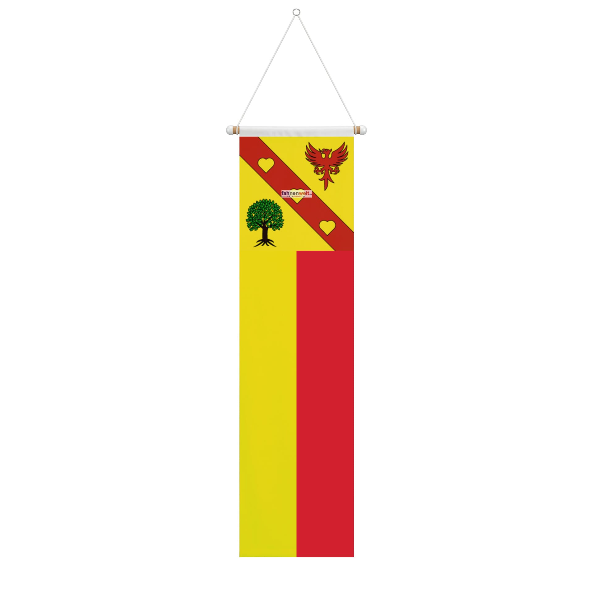 Fahne Gemeinde 2923/2924/2925 Basse-Allaine (JU) | 30 x 30 cm und Gr&ouml;sser - Bild 2