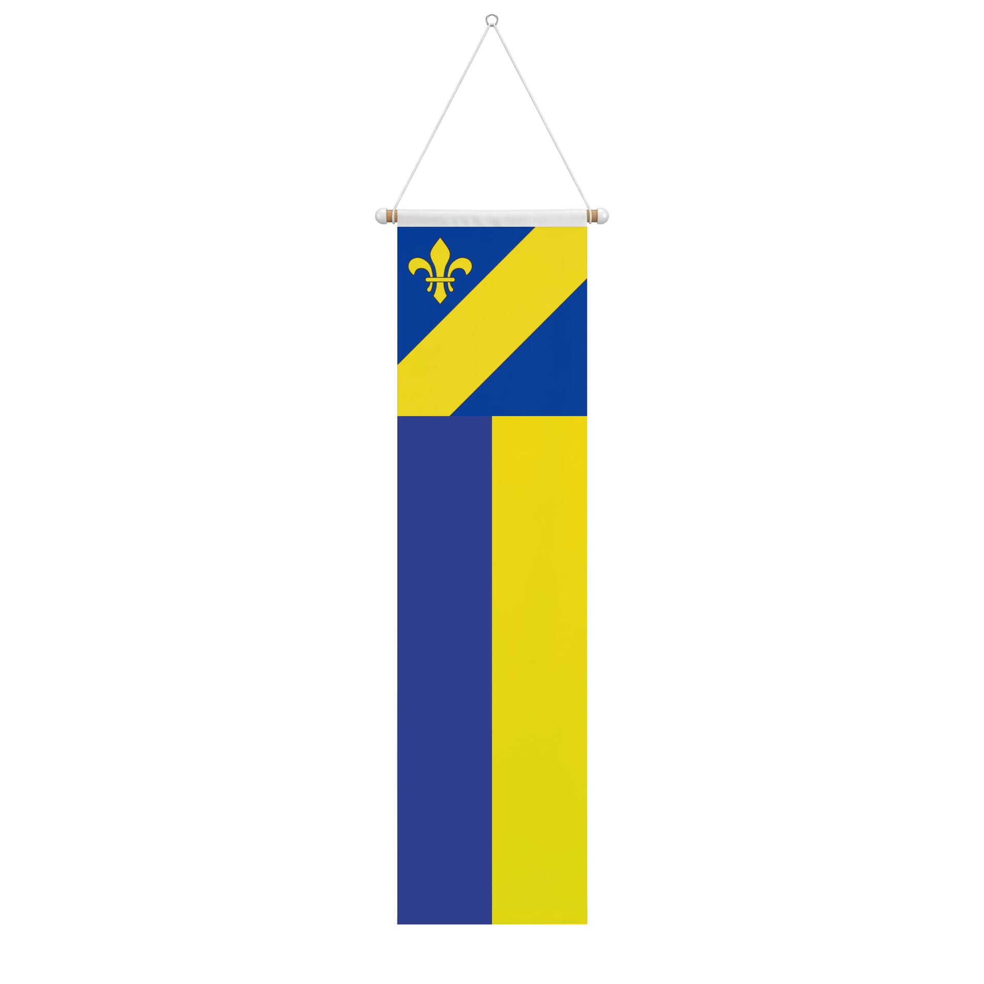 Fahne Gemeinde 2932 Coeuve (JU) | 30 x 30 cm und Gr&ouml;sser - Bild 2