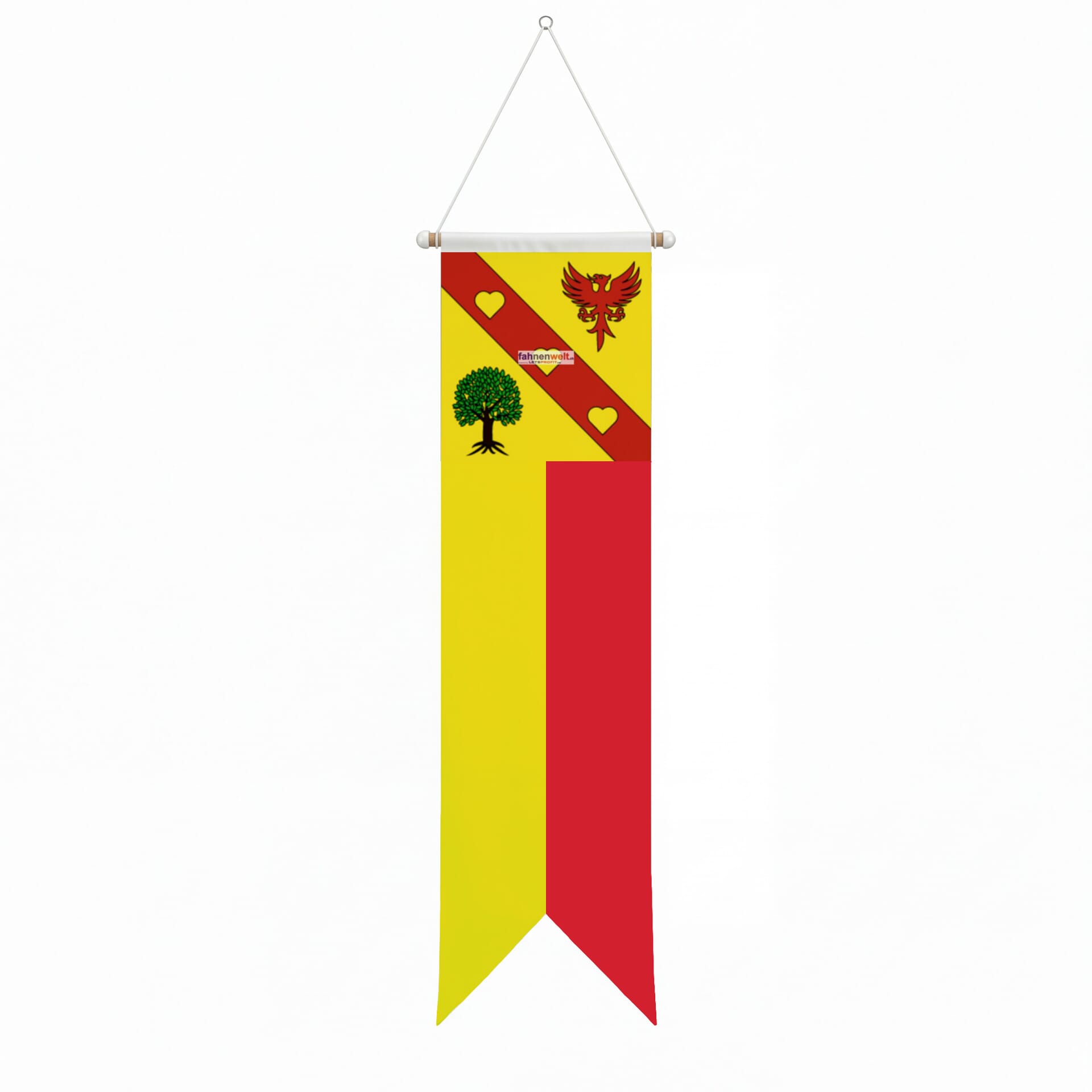 Fahne Gemeinde 2923/2924/2925 Basse-Allaine (JU) | 30 x 30 cm und Gr&ouml;sser - Bild 3