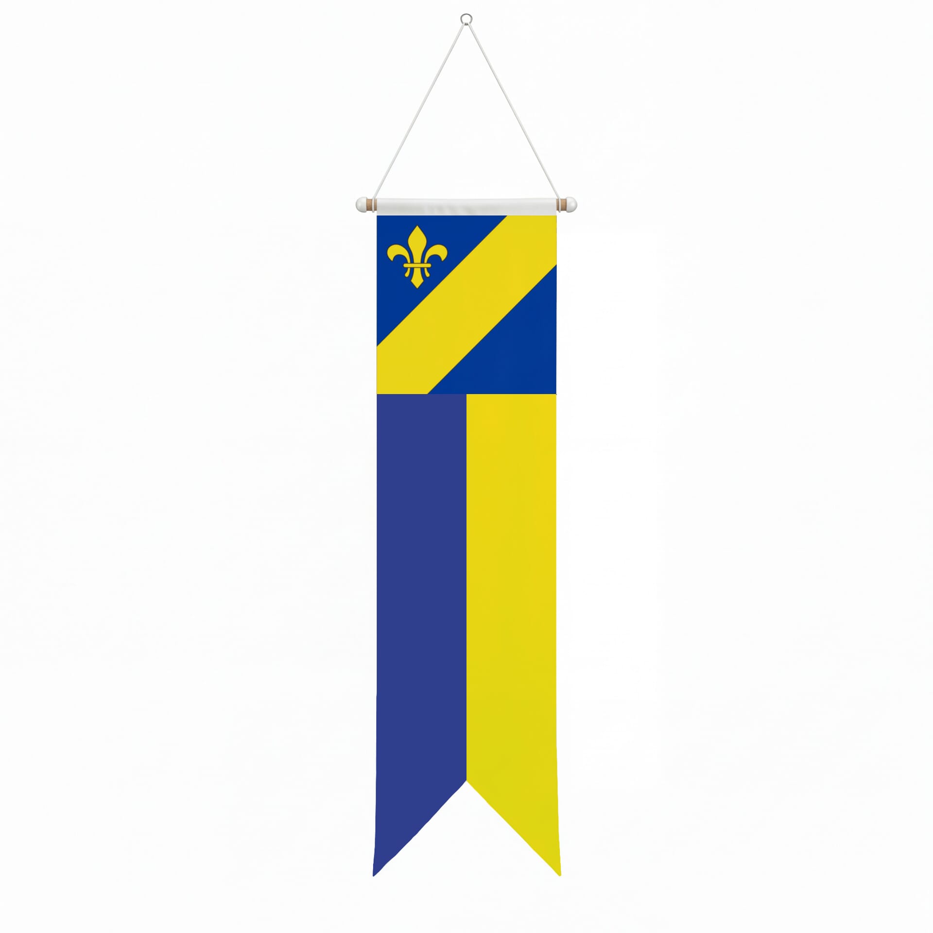 Fahne Gemeinde 2932 Coeuve (JU) | 30 x 30 cm und Gr&ouml;sser - Bild 3