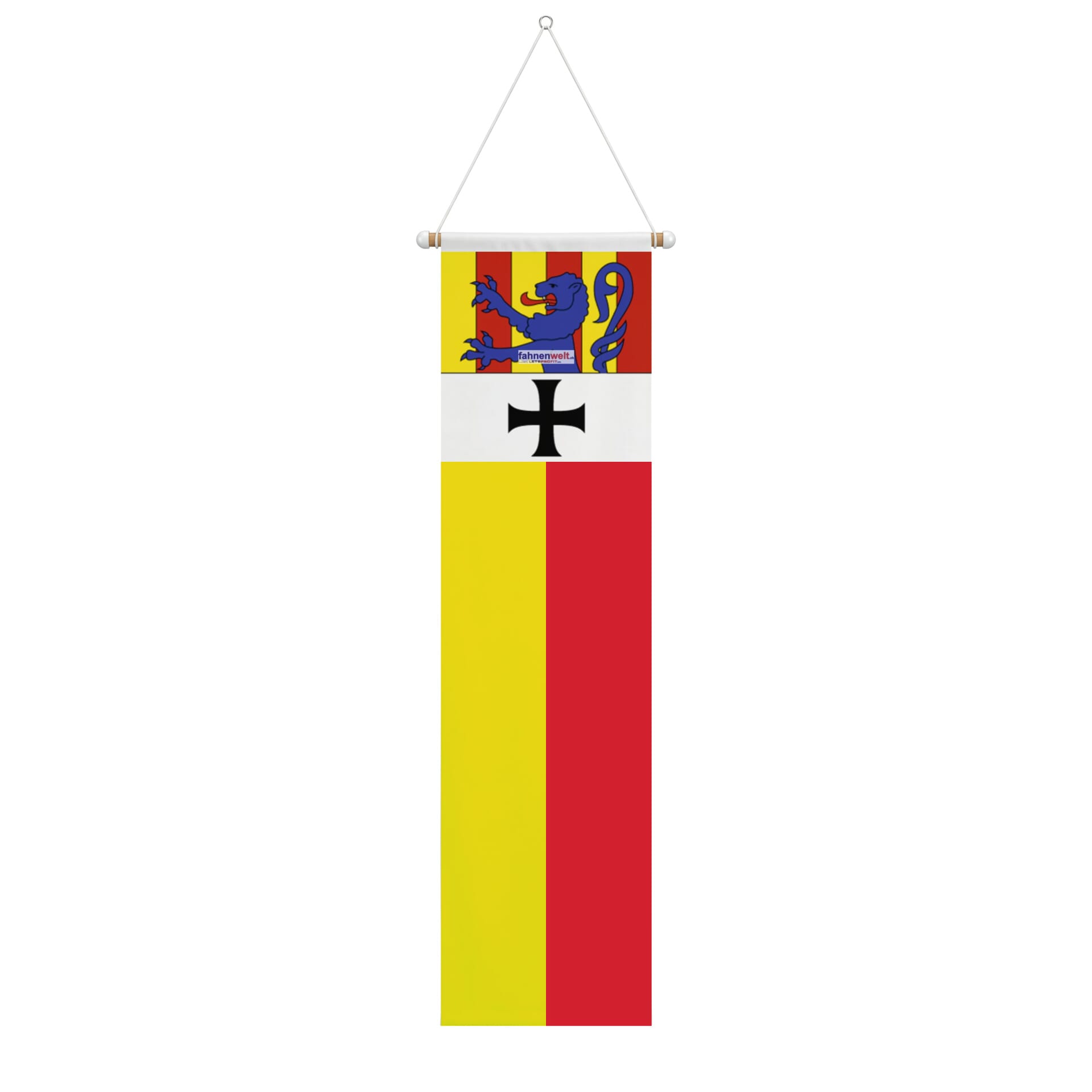 Fahne Gemeinde 1782 Lossy-Formangueires Ehemalige Gemeinde (FR) | 30 x 30 cm und Gr&ouml;sser - Bild 3