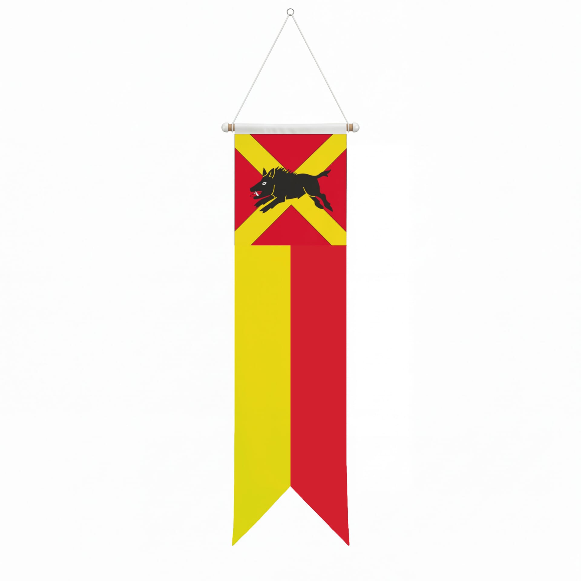 Fahne Gemeinde 1699 Porsel Ehemalige Gemeinde (FR) | 30 x 30 cm und Gr&ouml;sser - Bild 3