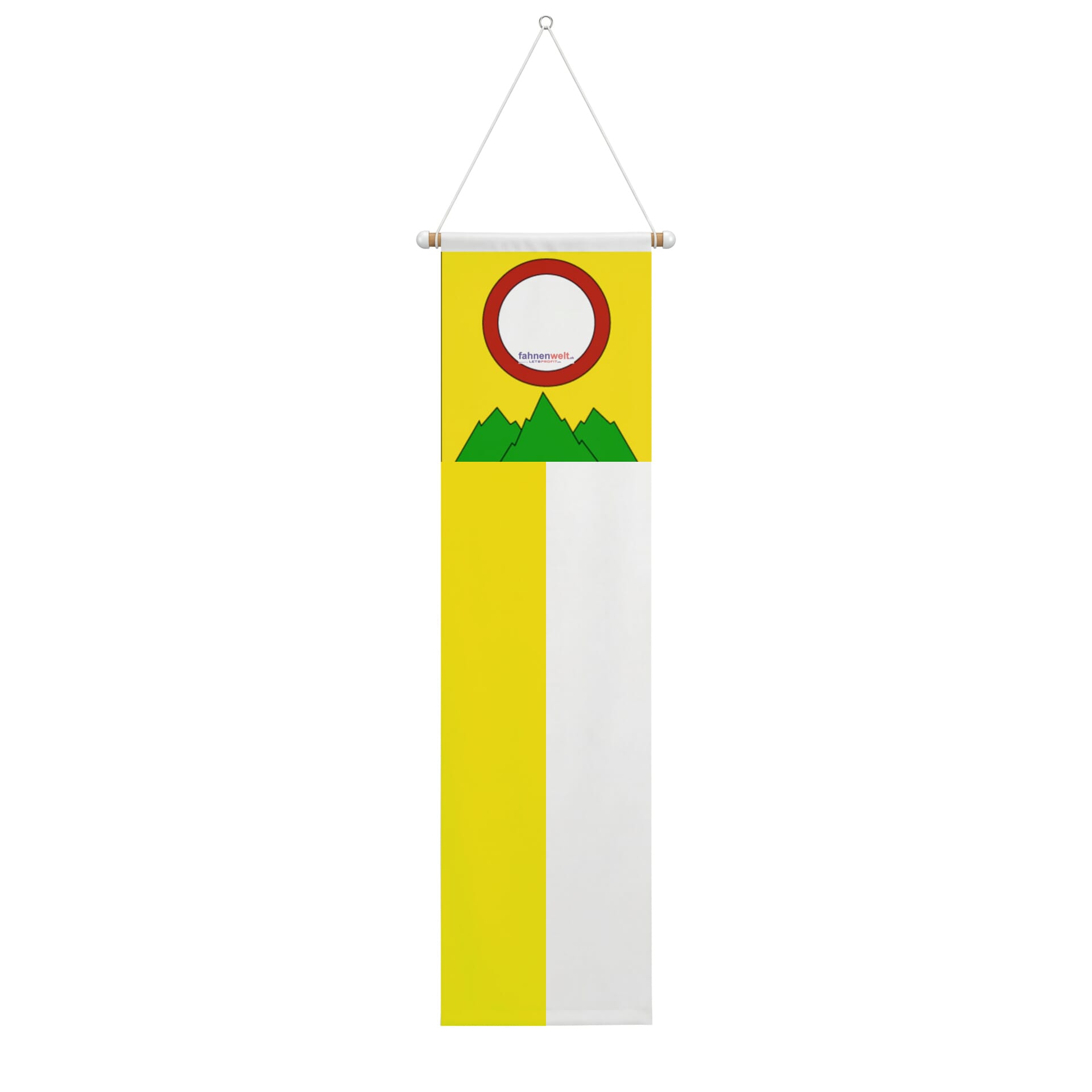 Fahne Gemeinde 2338 Muriaux (JU) | 30 x 30 cm und Gr&ouml;sser - Bild 2