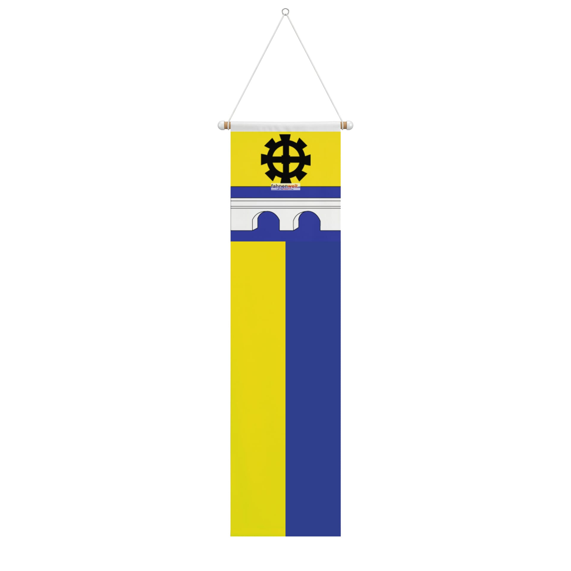 Fahne Gemeinde 2889 Ocourt Ehemalige Gemeinde (JU) | 30 x 30 cm und Gr&ouml;sser - Bild 2