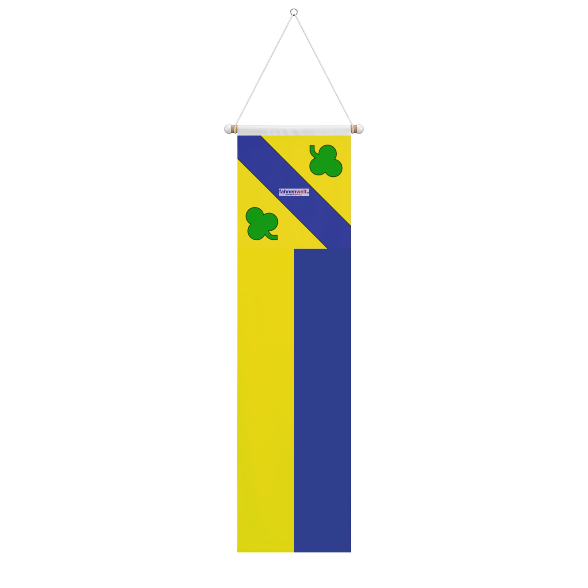 Fahne Gemeinde 2829 Vermes Ehemalige Gemeinde (JU) | 30 x 30 cm und Gr&ouml;sser - Bild 2