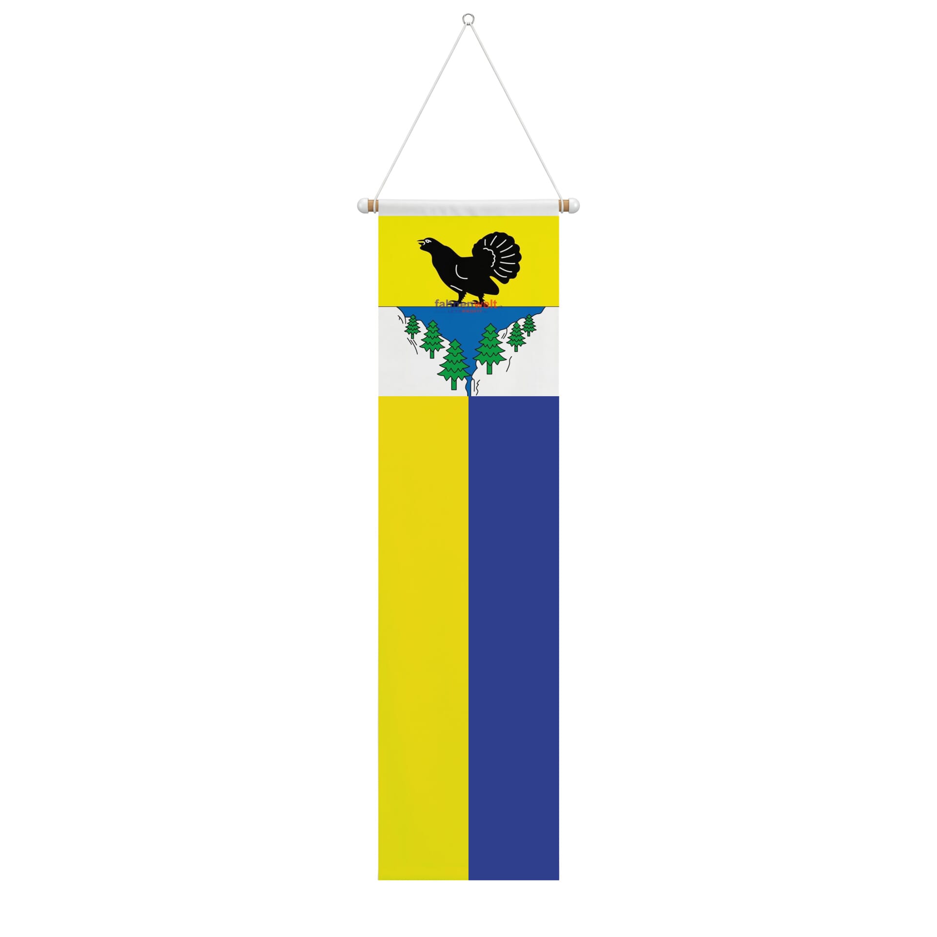 Fahne Gemeinde 2073 Enges (NE) | 30 x 30 cm und Gr&ouml;sser - Bild 2