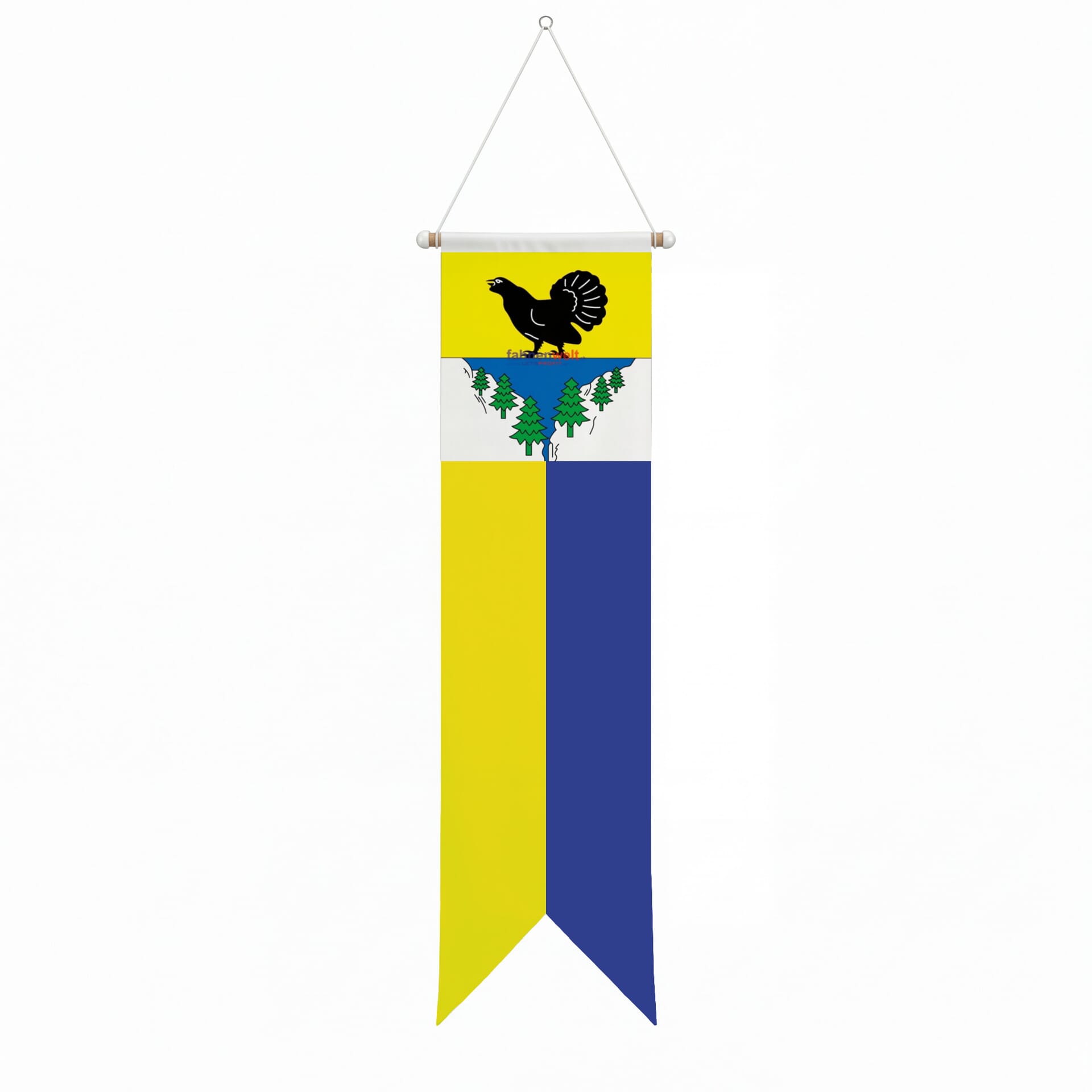 Fahne Gemeinde 2073 Enges (NE) | 30 x 30 cm und Gr&ouml;sser - Bild 3