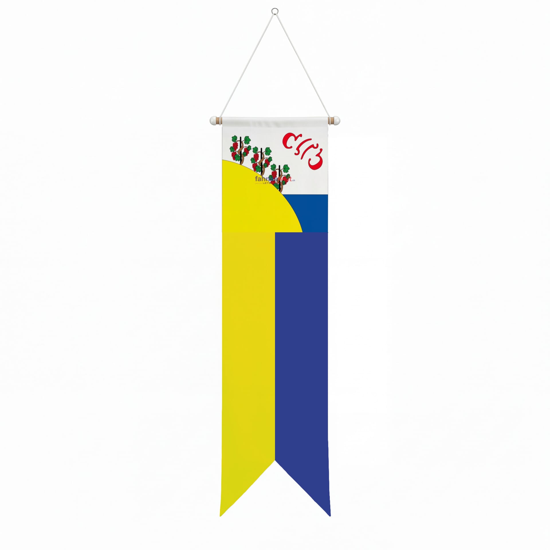 Fahne Gemeinde 2035 Corcelles-Cormondr&egrave;che (NE) | 30 x 30 cm und Gr&ouml;sser - Bild 3