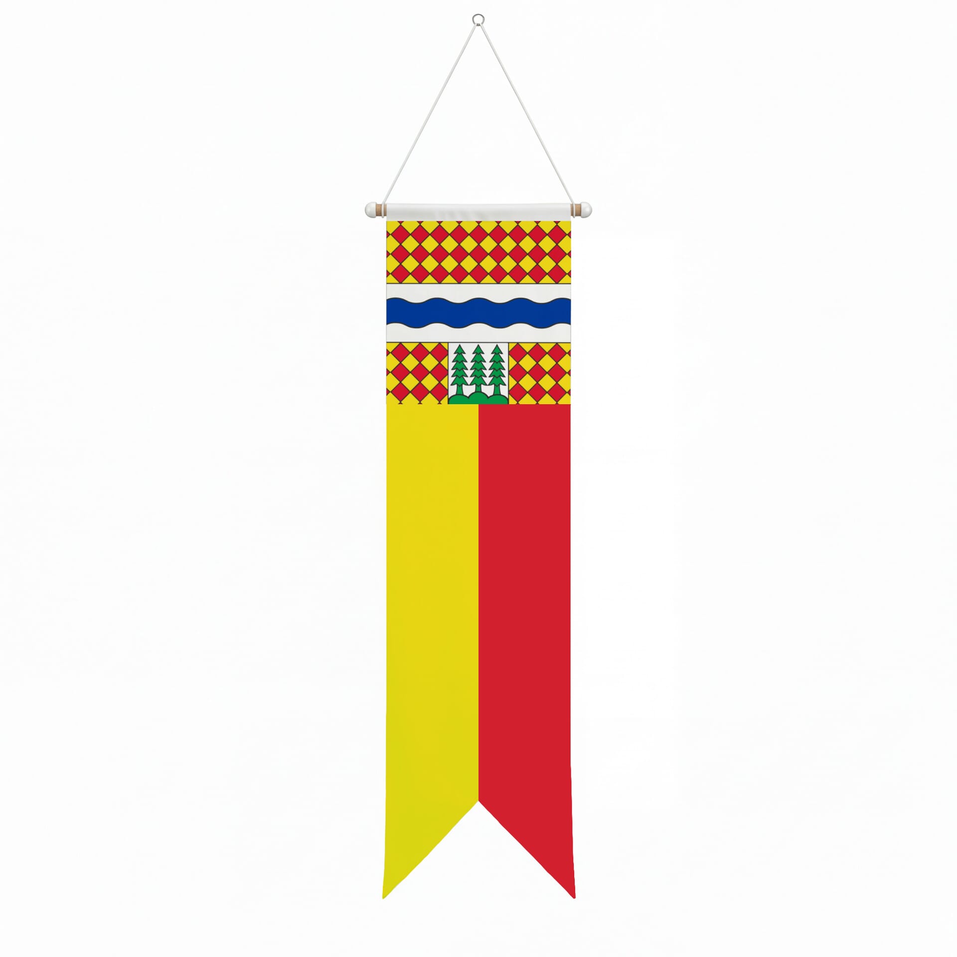 Fahne Gemeinde 2400 Le Locle alte Darstellung (NE) | 30 x 30 cm und Gr&ouml;sser - Bild 3