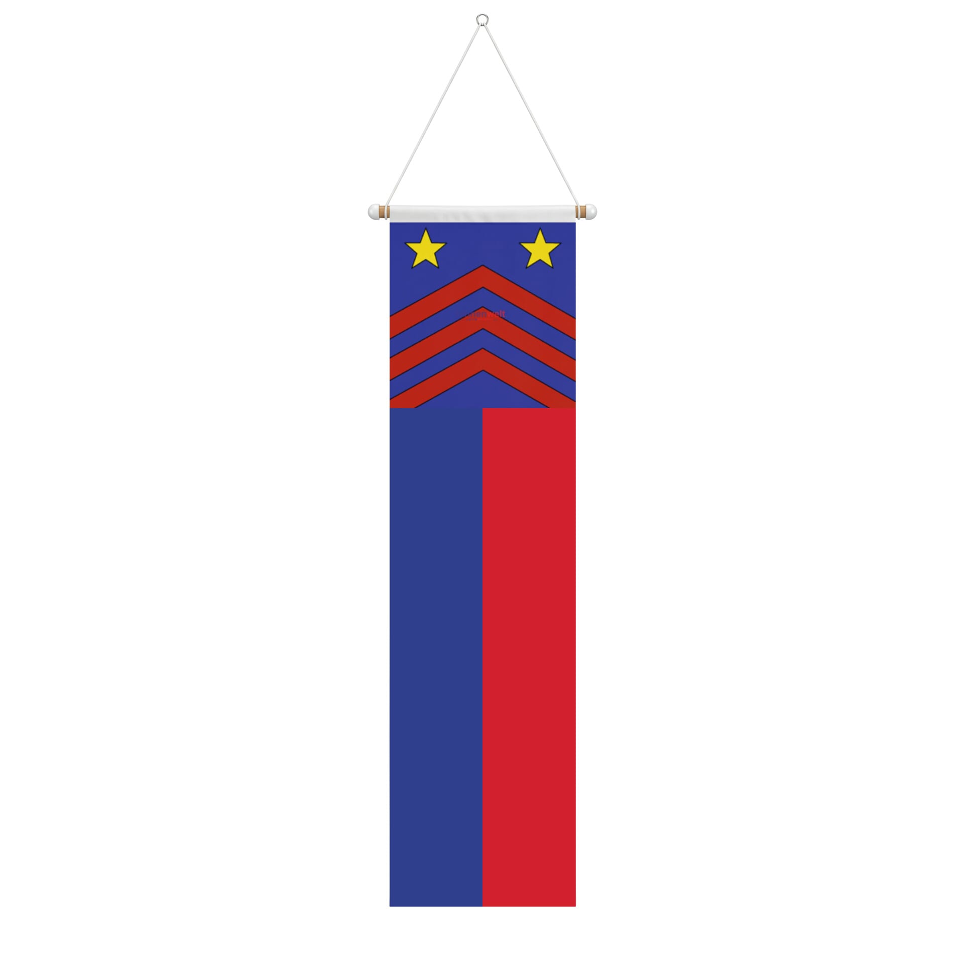 Fahne Gemeinde 2206 Les Geneveys-sur-Coffrane Ehemalige Gemeinde (NE) | 30 x 30 cm und Gr&ouml;sser - Bild 2