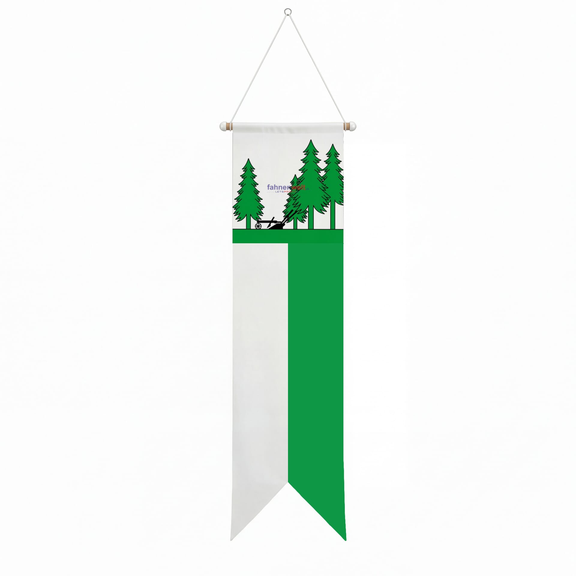 Fahne Gemeinde 2414 Le Cerneux-P&eacute;quignot (NE) | 30 x 30 cm und Gr&ouml;sser - Bild 3