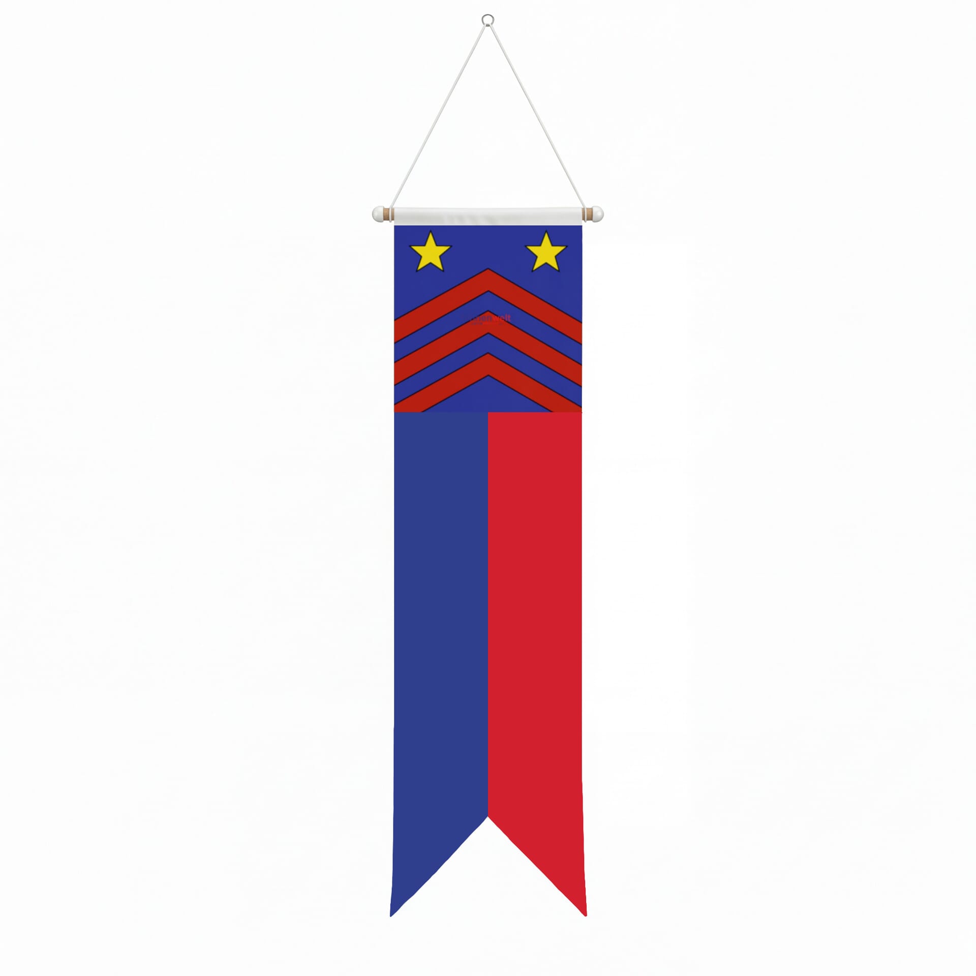Fahne Gemeinde 2206 Les Geneveys-sur-Coffrane Ehemalige Gemeinde (NE) | 30 x 30 cm und Gr&ouml;sser - Bild 3