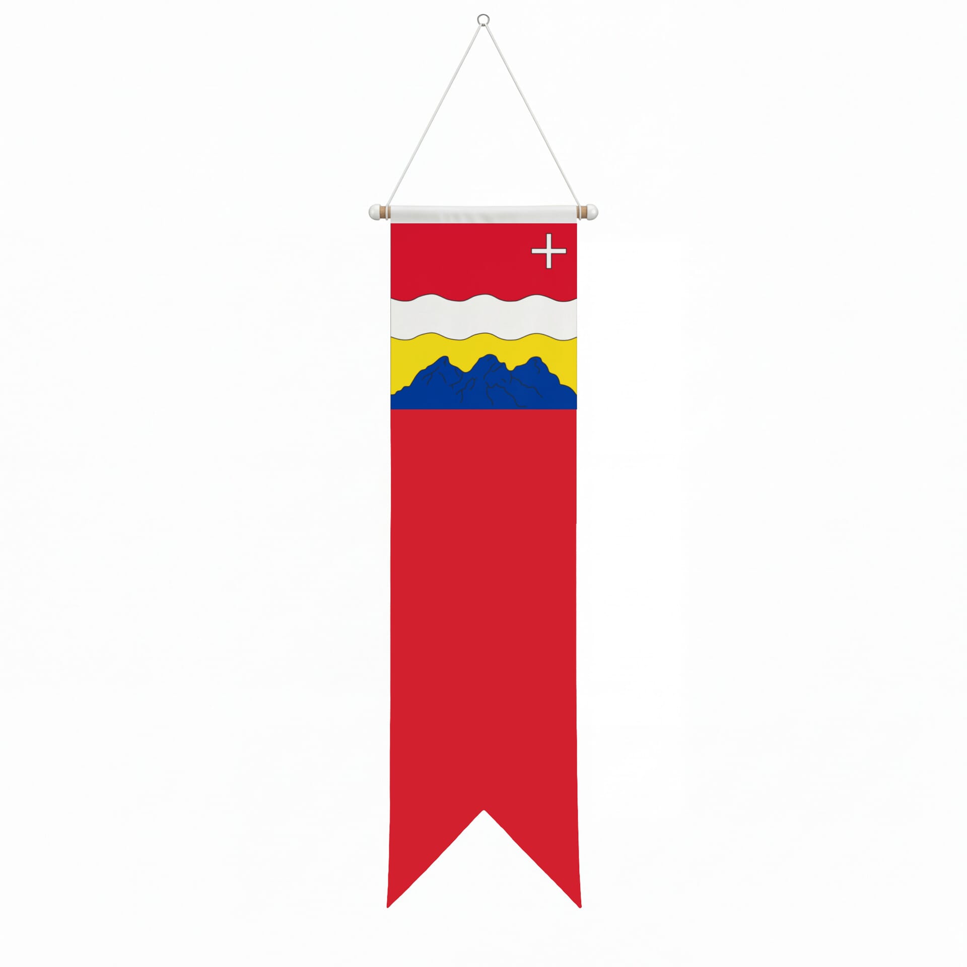 Fahne Gemeinde 6436 Muotathal (SZ) | 30 x 30 cm und Gr&ouml;sser - Bild 3