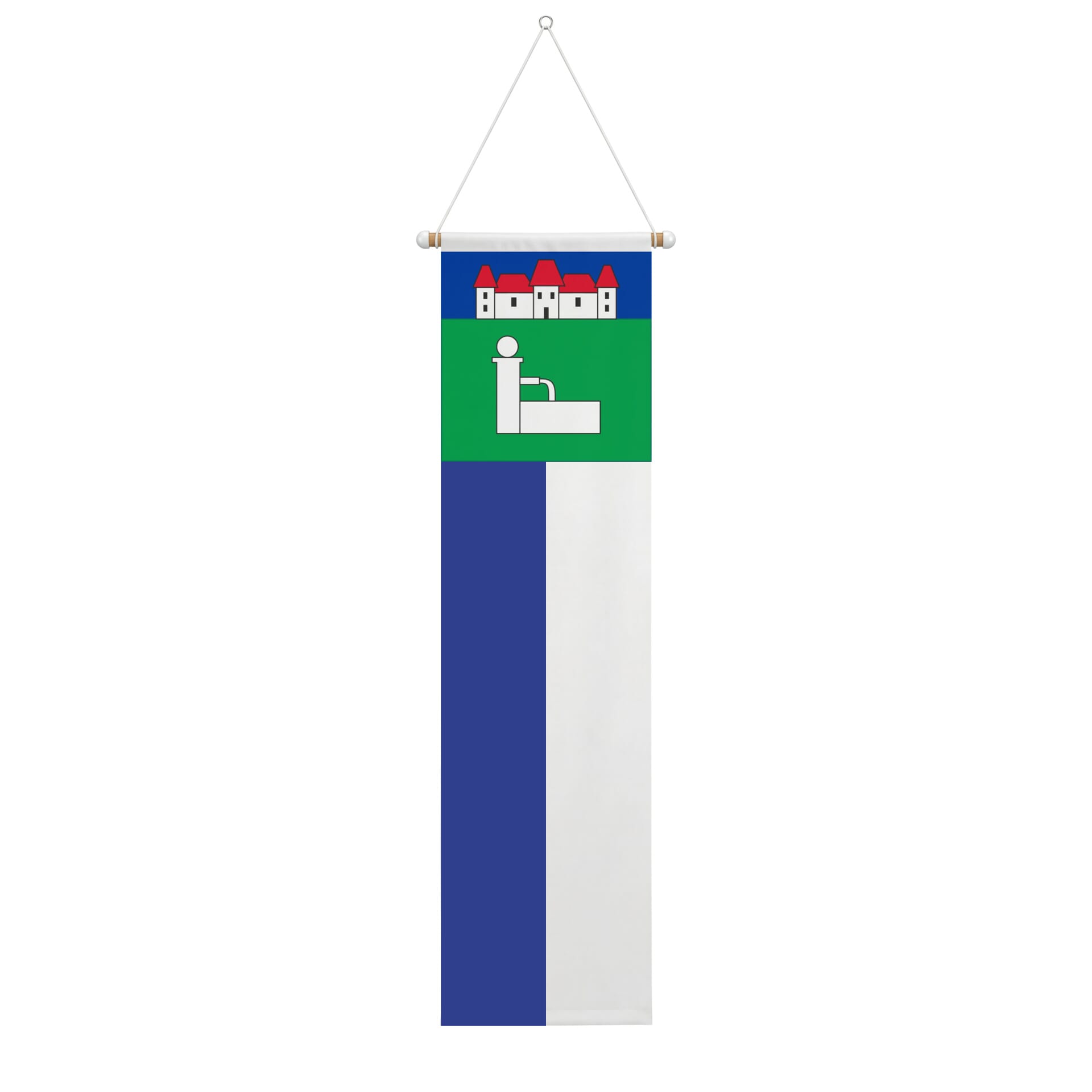Fahne Gemeinde 4532 Feldbrunnen-St. Niklaus (SO) | 30 x 30 cm und Gr&ouml;sser - Bild 2
