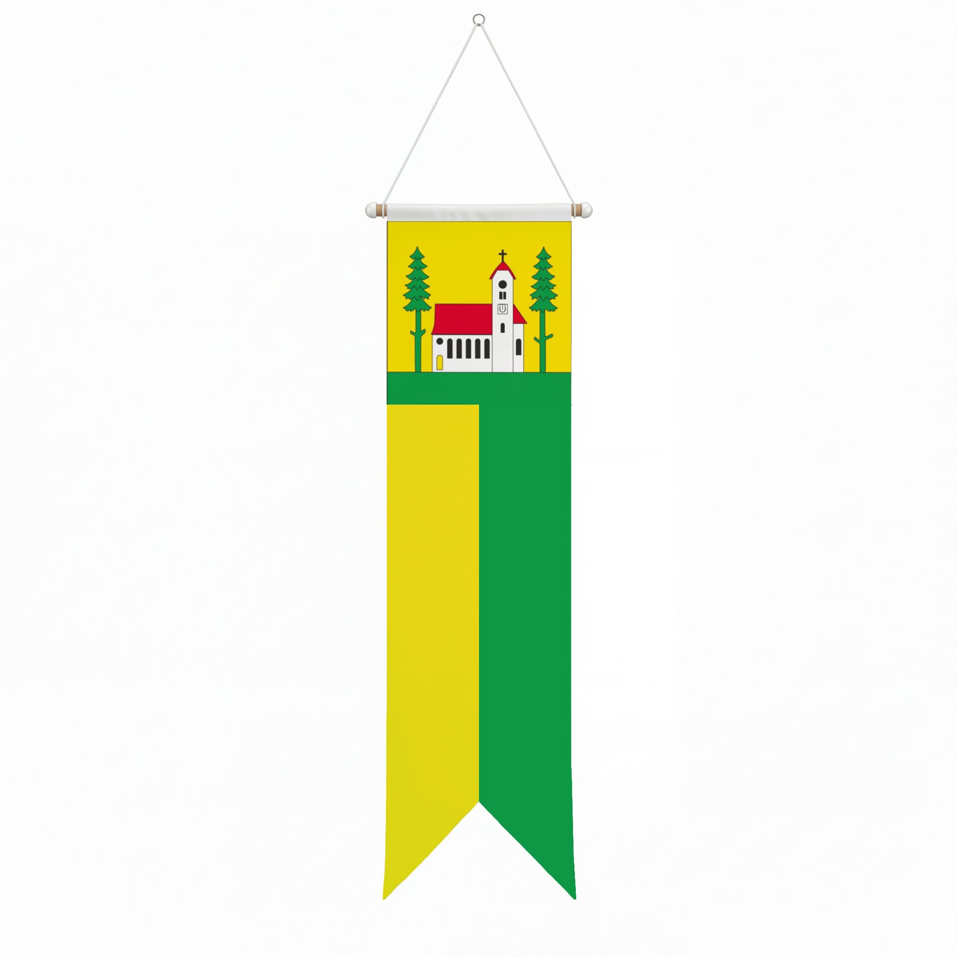 Fahne Gemeinde 9205 Waldkirch (SG) | 30 x 30 cm und Gr&ouml;sser - Bild 3