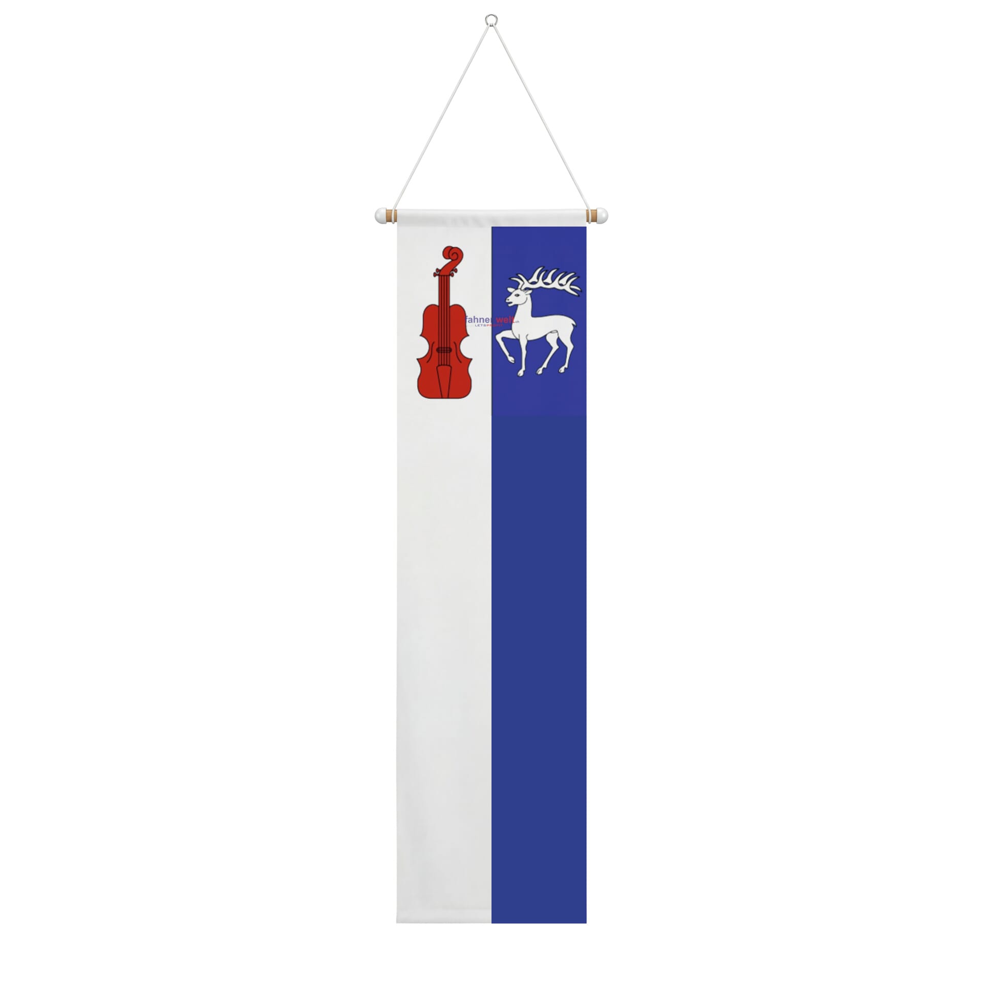 Fahne Gemeinde 6925 Gentilino Ehemalige Gemeinde (TI) | 30 x 30 cm und Gr&ouml;sser - Bild 2