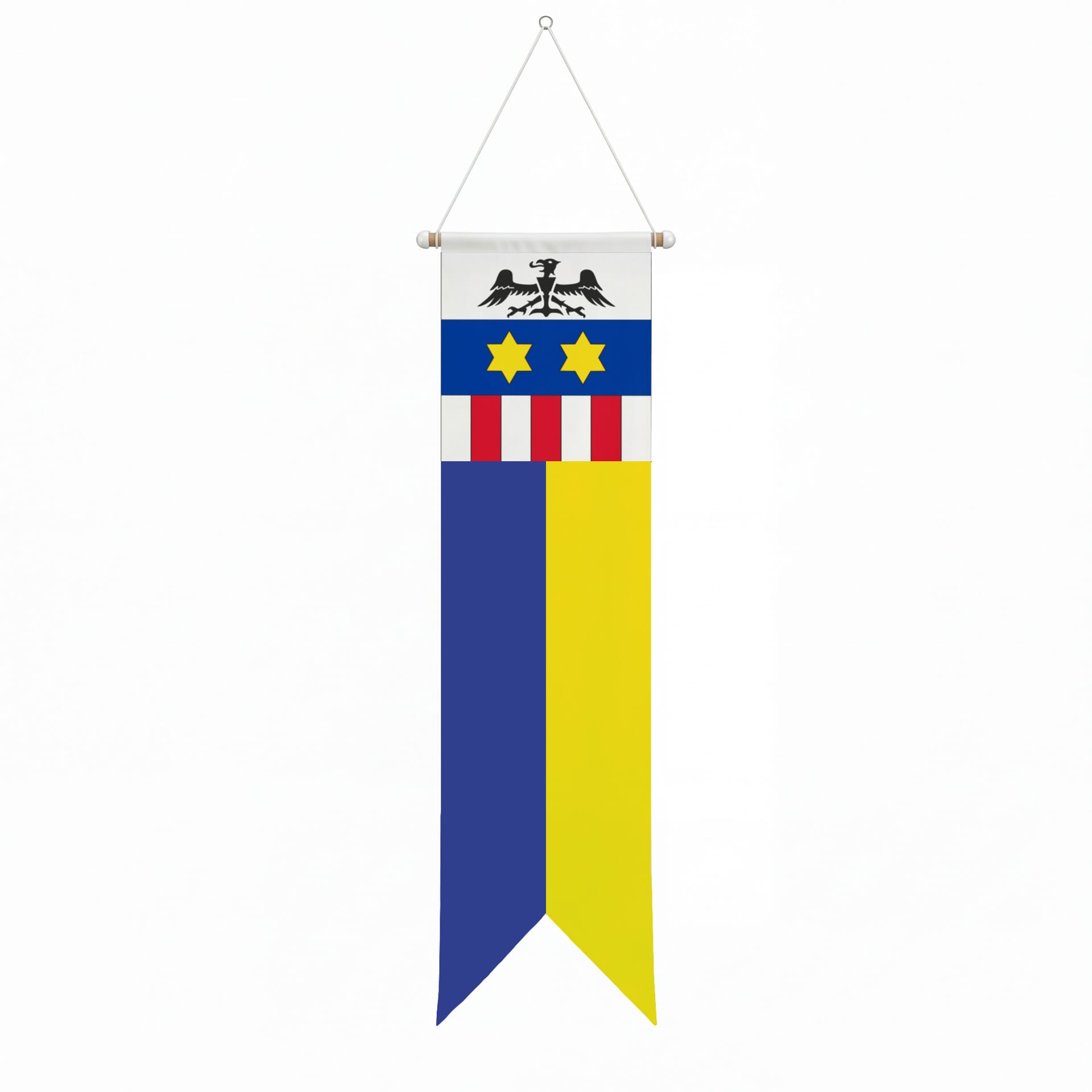 Fahne Gemeinde 6677 Aurigeno Ehemalige Gemeinde (TI) | 30 x 30 cm und Gr&ouml;sser - Bild 3
