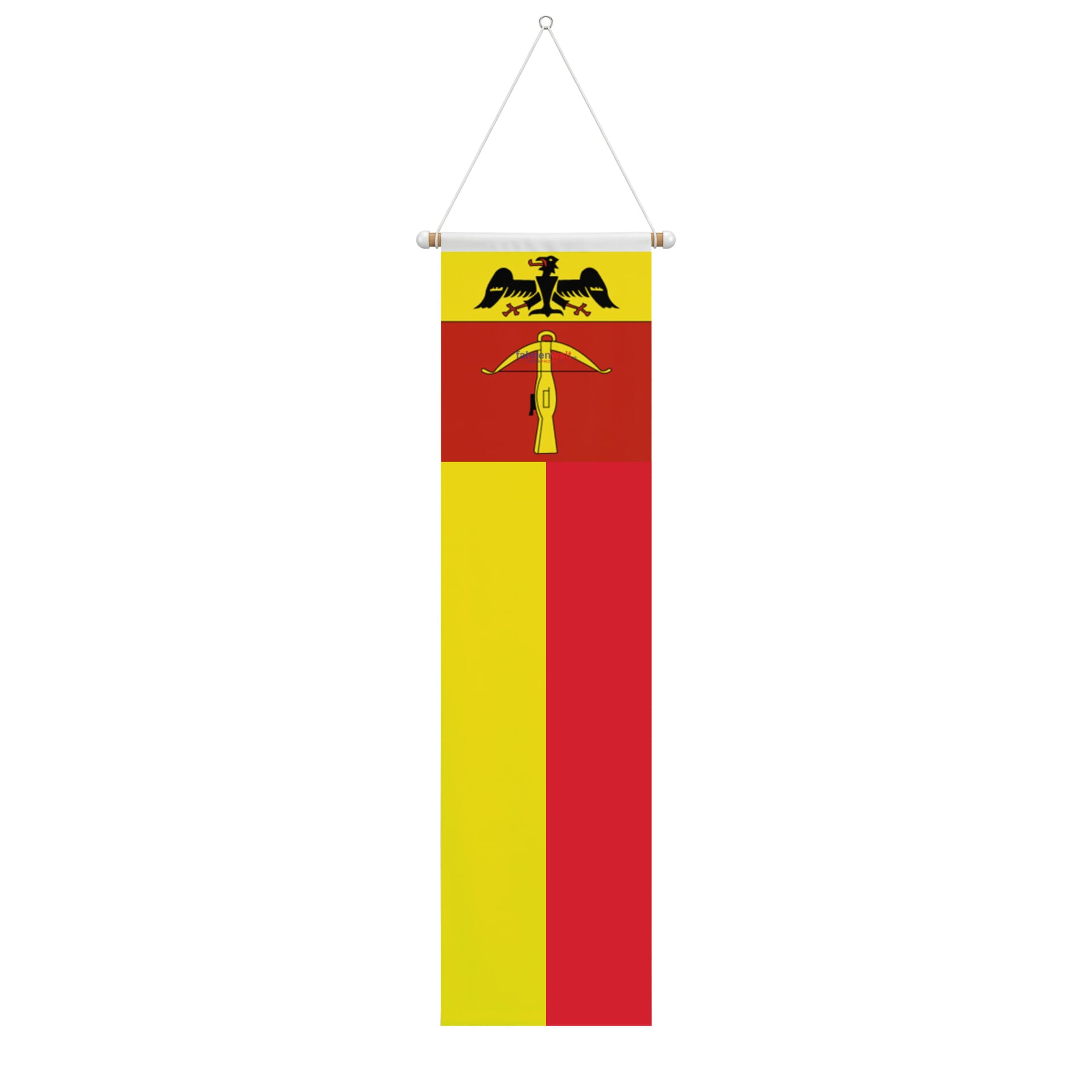 Fahne Gemeinde 6576 Gerra (Gambarogno) Ehemalige Gemeinde (TI) | 30 x 30 cm und Gr&ouml;sser - Bild 2