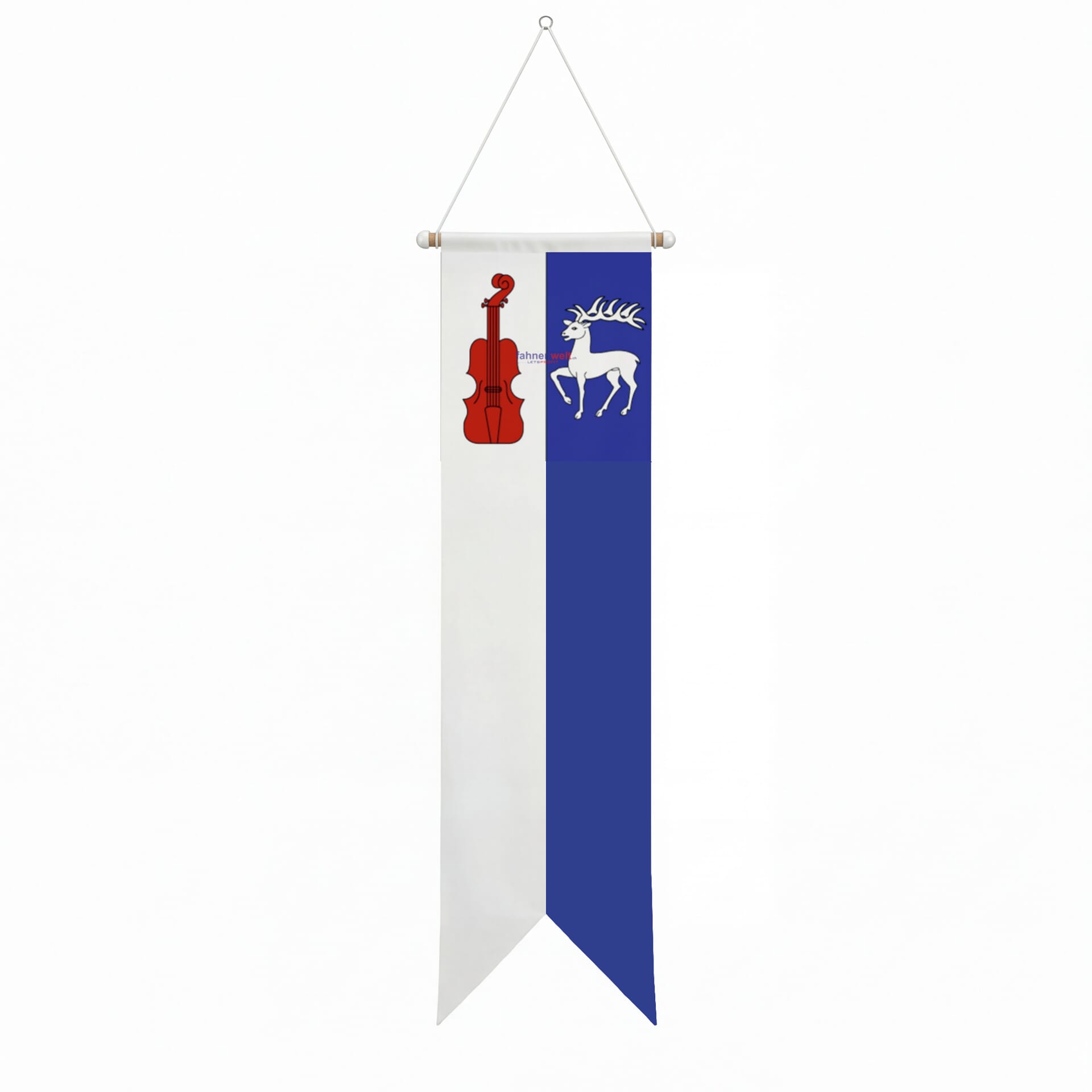 Fahne Gemeinde 6925 Gentilino Ehemalige Gemeinde (TI) | 30 x 30 cm und Gr&ouml;sser - Bild 3