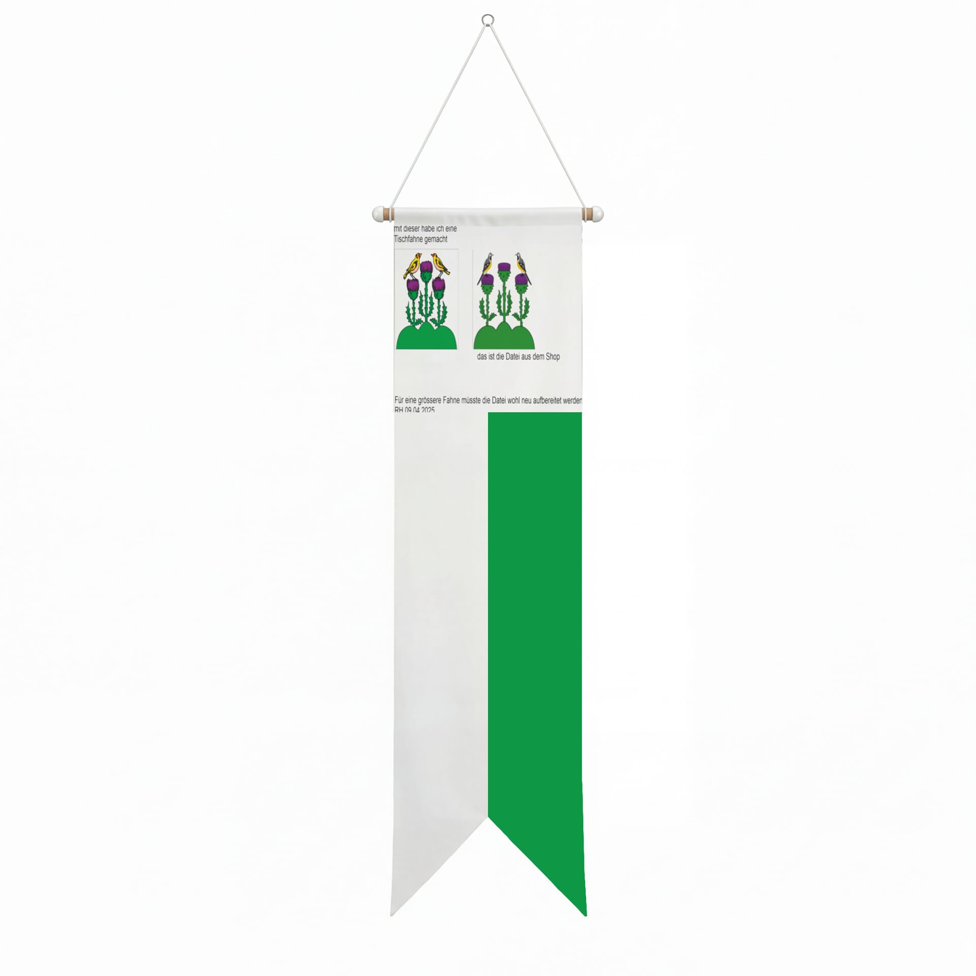 Fahne Gemeinde 1803 Chardonne (VD) | 30 x 30 cm und Gr&ouml;sser - Bild 3