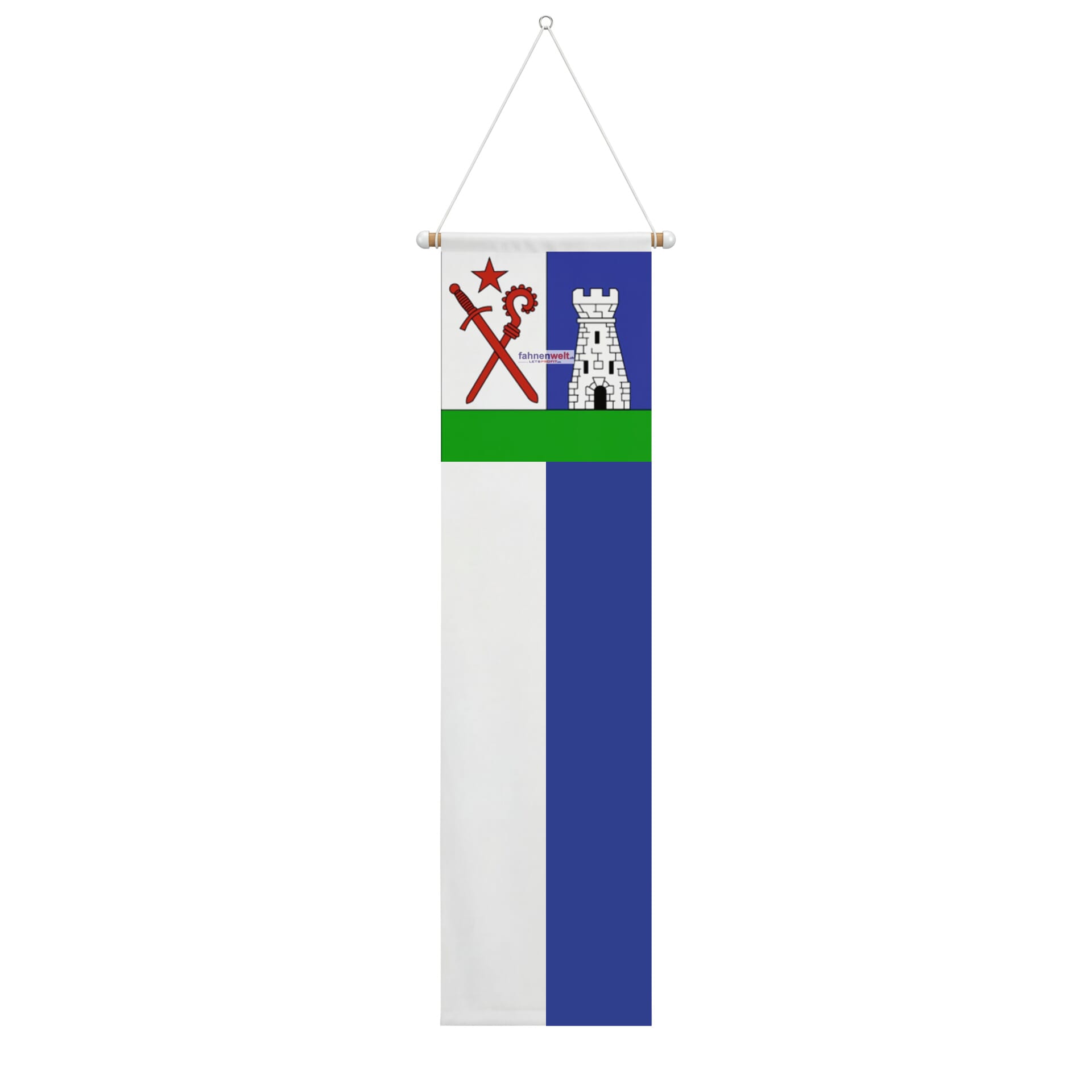 Fahne Gemeinde 1992 Les Agettes (VS) | 30 x 30 cm und Gr&ouml;sser - Bild 2