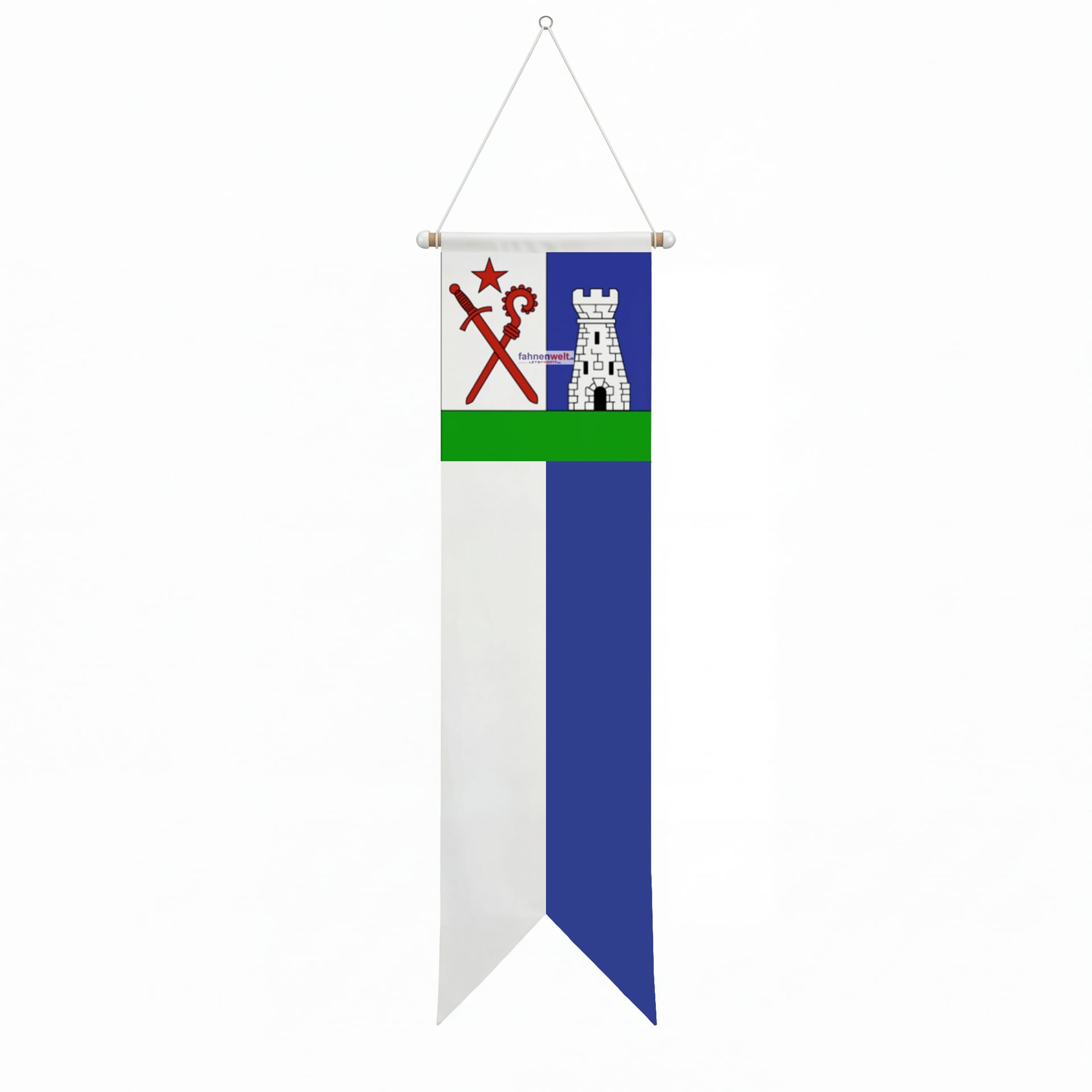Fahne Gemeinde 1992 Les Agettes (VS) | 30 x 30 cm und Gr&ouml;sser - Bild 3