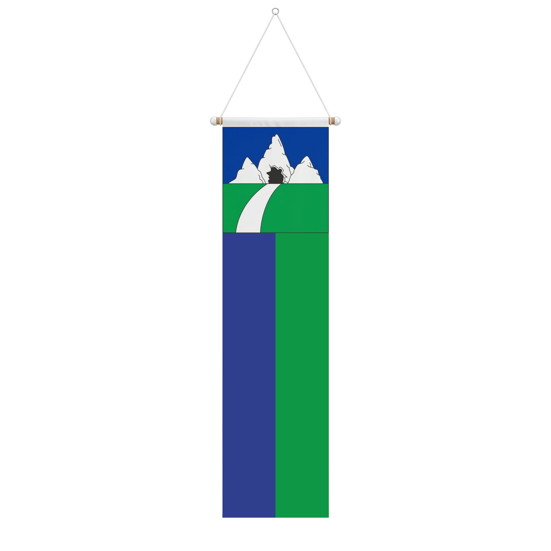 Fahne Gemeinde 3908 Saas-Balen (VS) | 30 x 30 cm und Gr&ouml;sser - Bild 2
