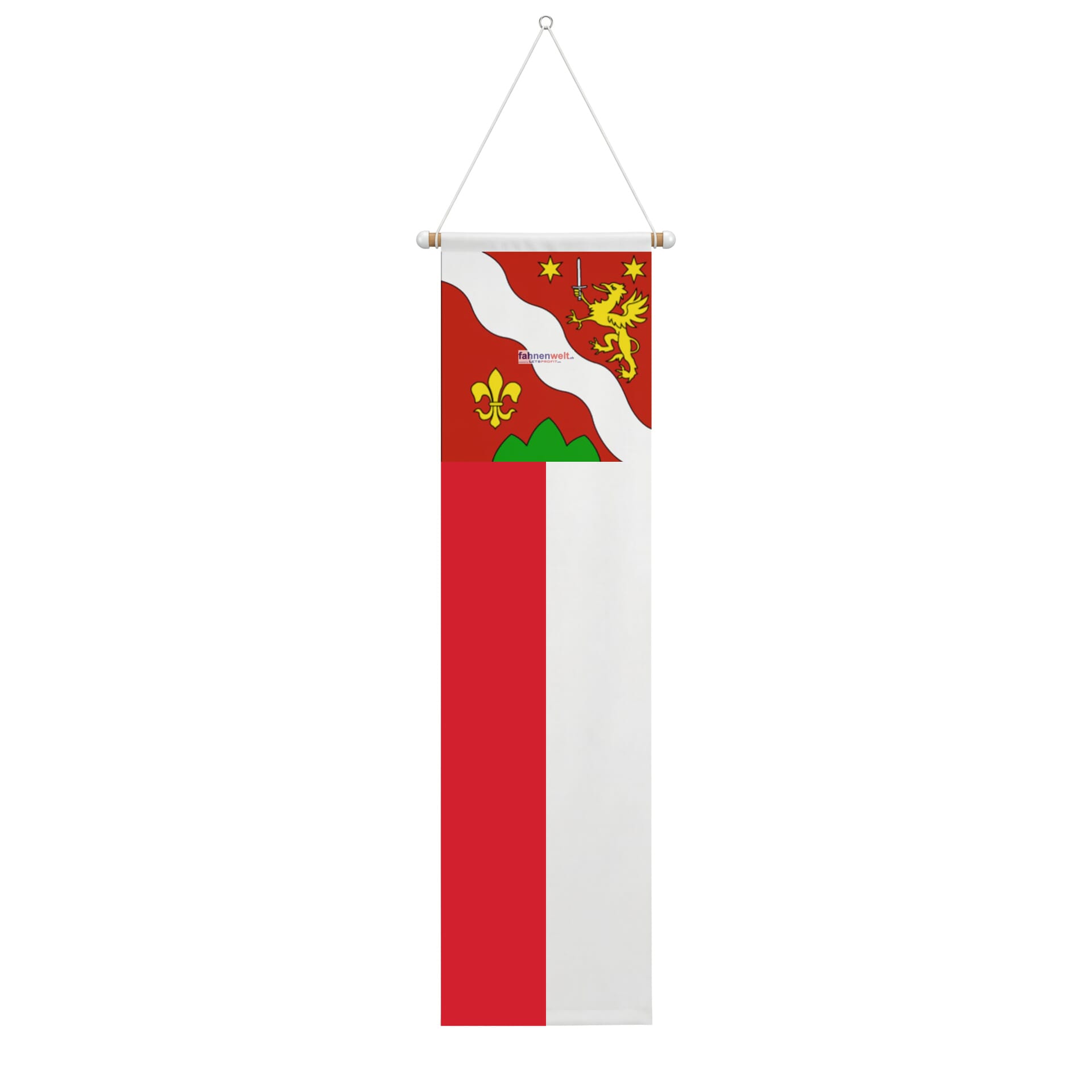 Fahne Gemeinde 3946, 3948 Turtmann-Unterems (VS) | 30 x 30 cm und Gr&ouml;sser - Bild 2