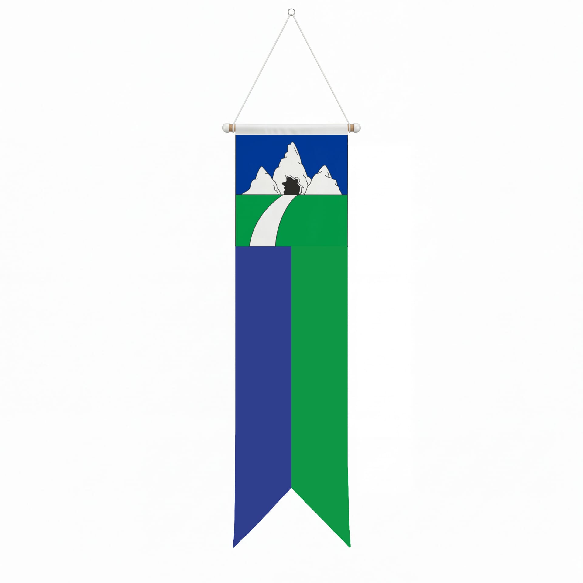 Fahne Gemeinde 3908 Saas-Balen (VS) | 30 x 30 cm und Gr&ouml;sser - Bild 3