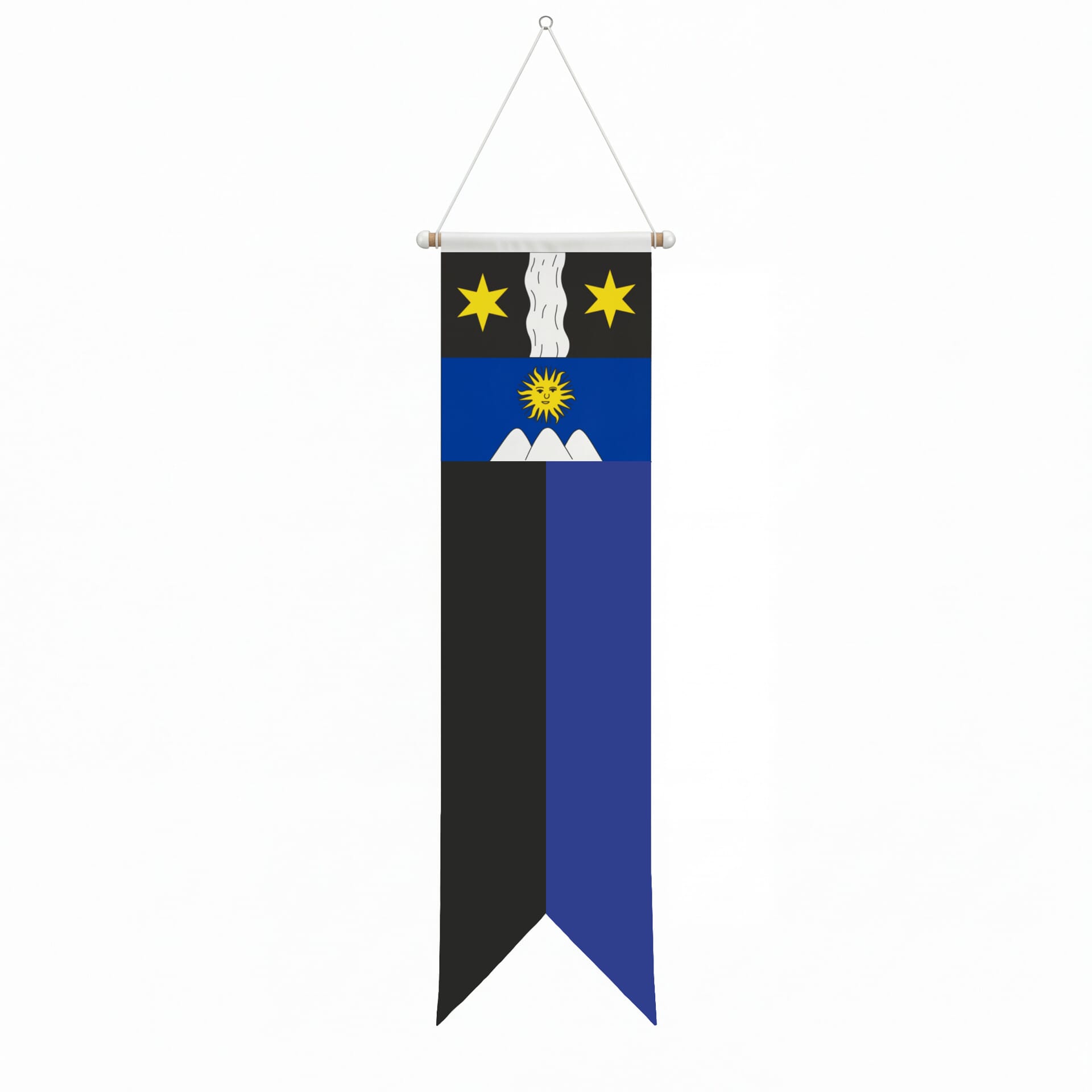 Fahne Gemeinde 3995 Ausserbinn Ehemalige Gemeinde (VS) | 30 x 30 cm und Gr&ouml;sser - Bild 3