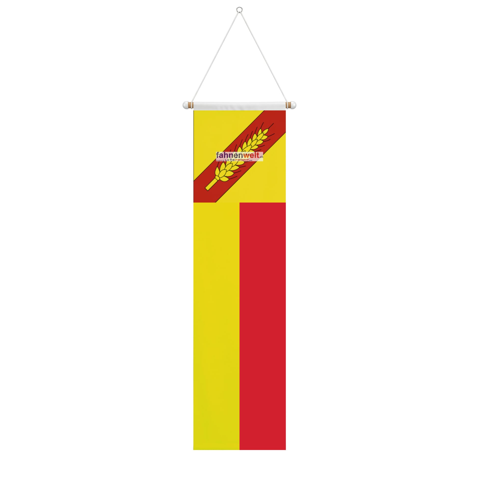Fahne Gemeinde 4574 Nennigkofen Ehemalige Gemeinde (SO) | 30 x 30 cm und Gr&ouml;sser - Bild 2