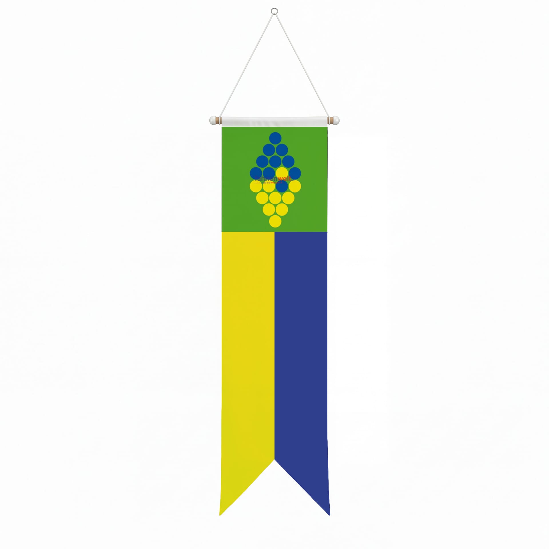 Fahne Gemeinde 6516 Cugnasco-Gerra (TI) | 30 x 30 cm und Gr&ouml;sser - Bild 3