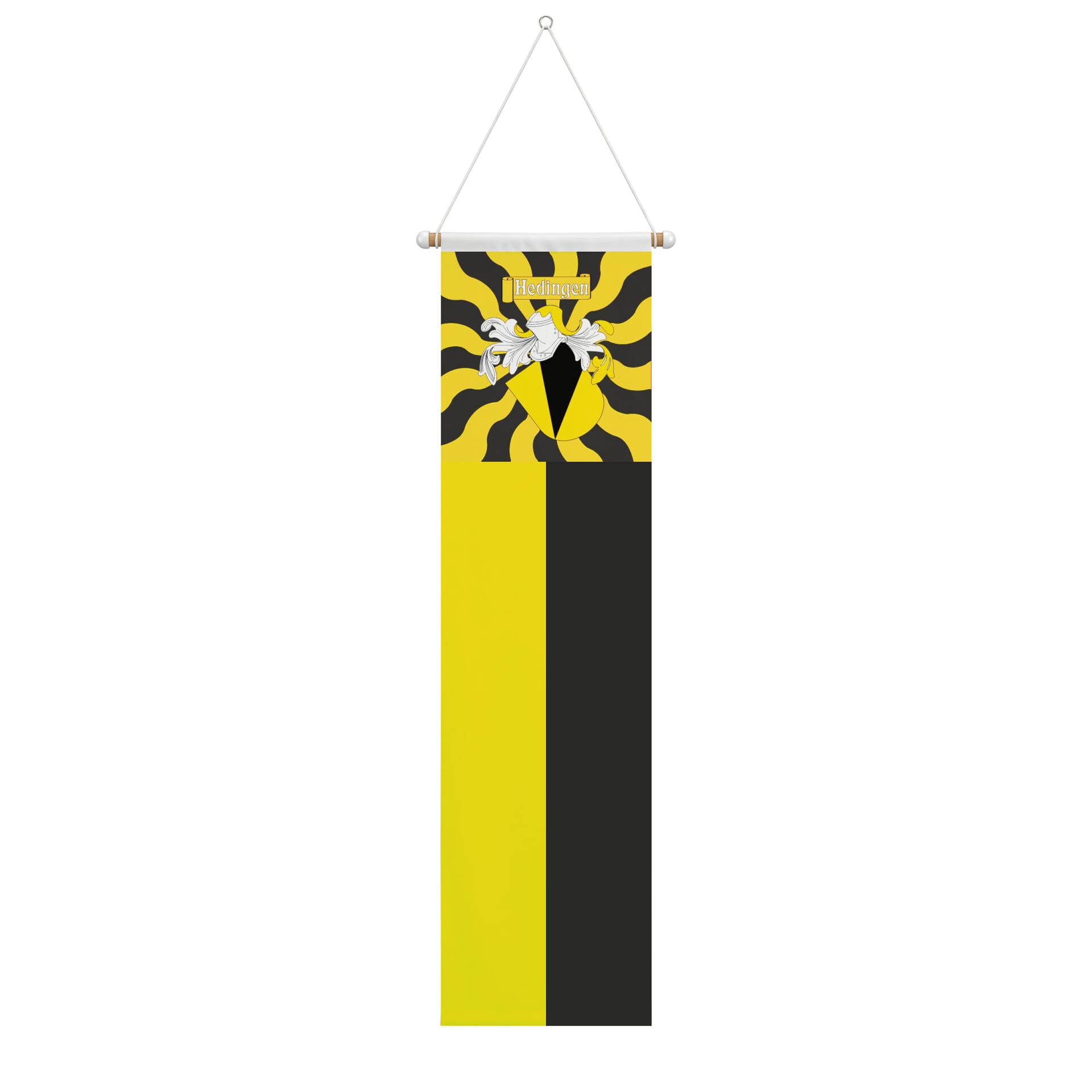 Fahne geflammt Gemeinde 8908 Hedingen (ZH) | 30 x 30 cm und Gr&ouml;sser - Bild 2