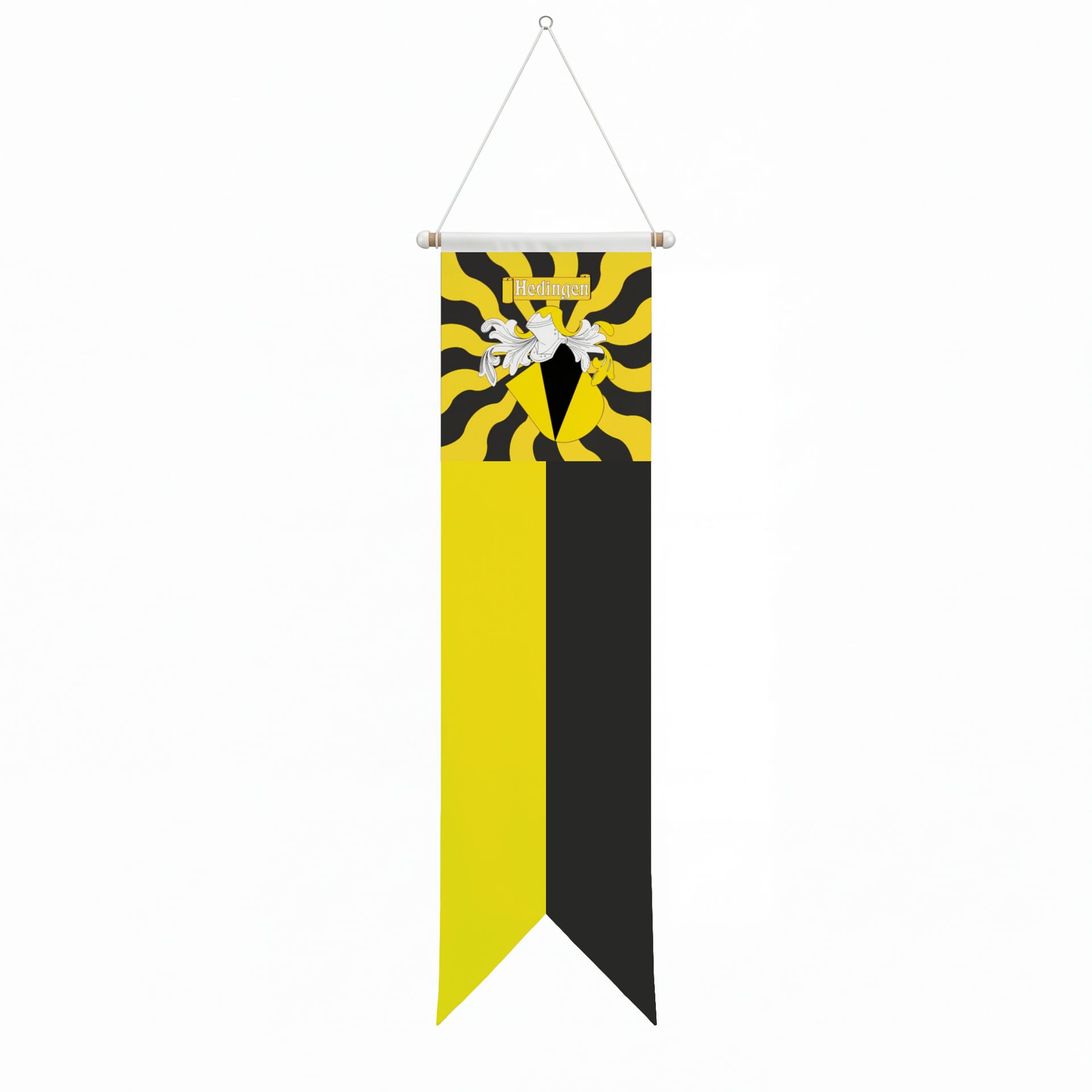 Fahne geflammt Gemeinde 8908 Hedingen (ZH) | 30 x 30 cm und Gr&ouml;sser - Bild 3