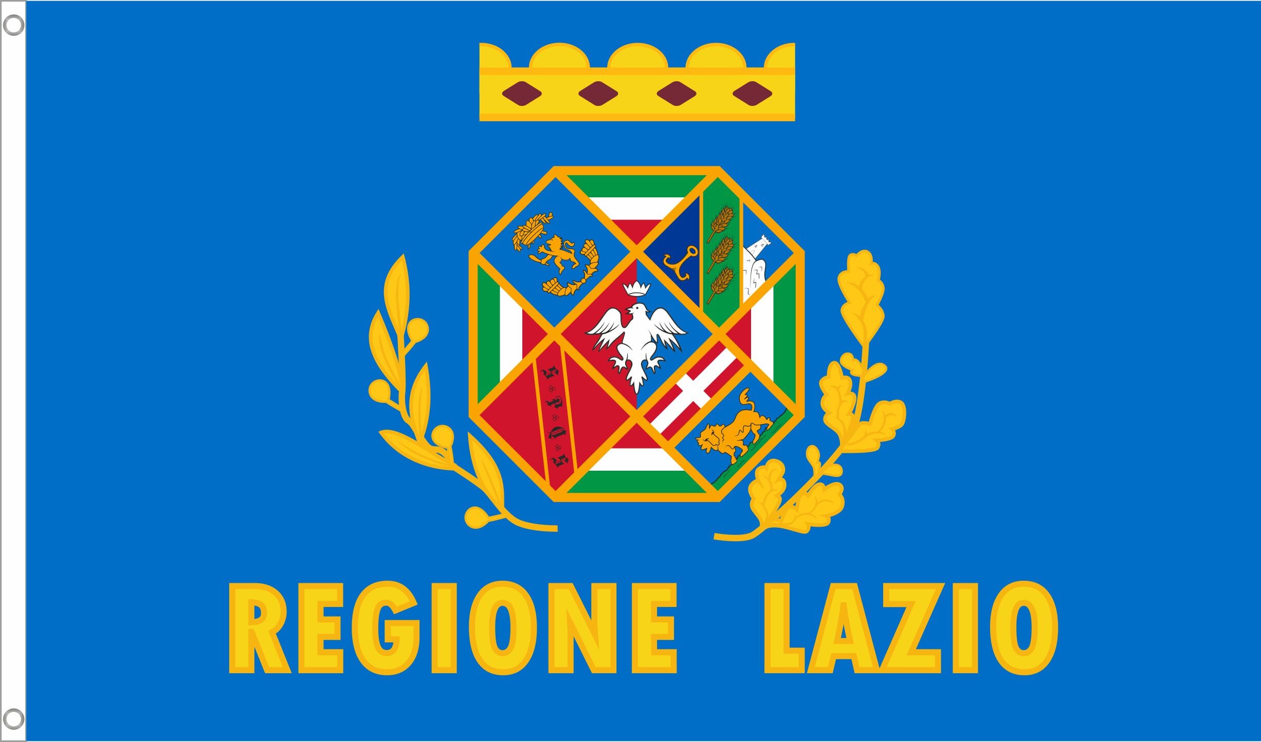 Latium/Lazio Fahne gedruckt | 90 x 150 cm - Bild 1